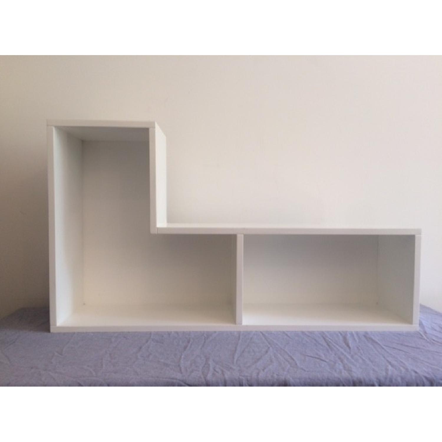 CB2 Elston White Modular Shelves - image-3