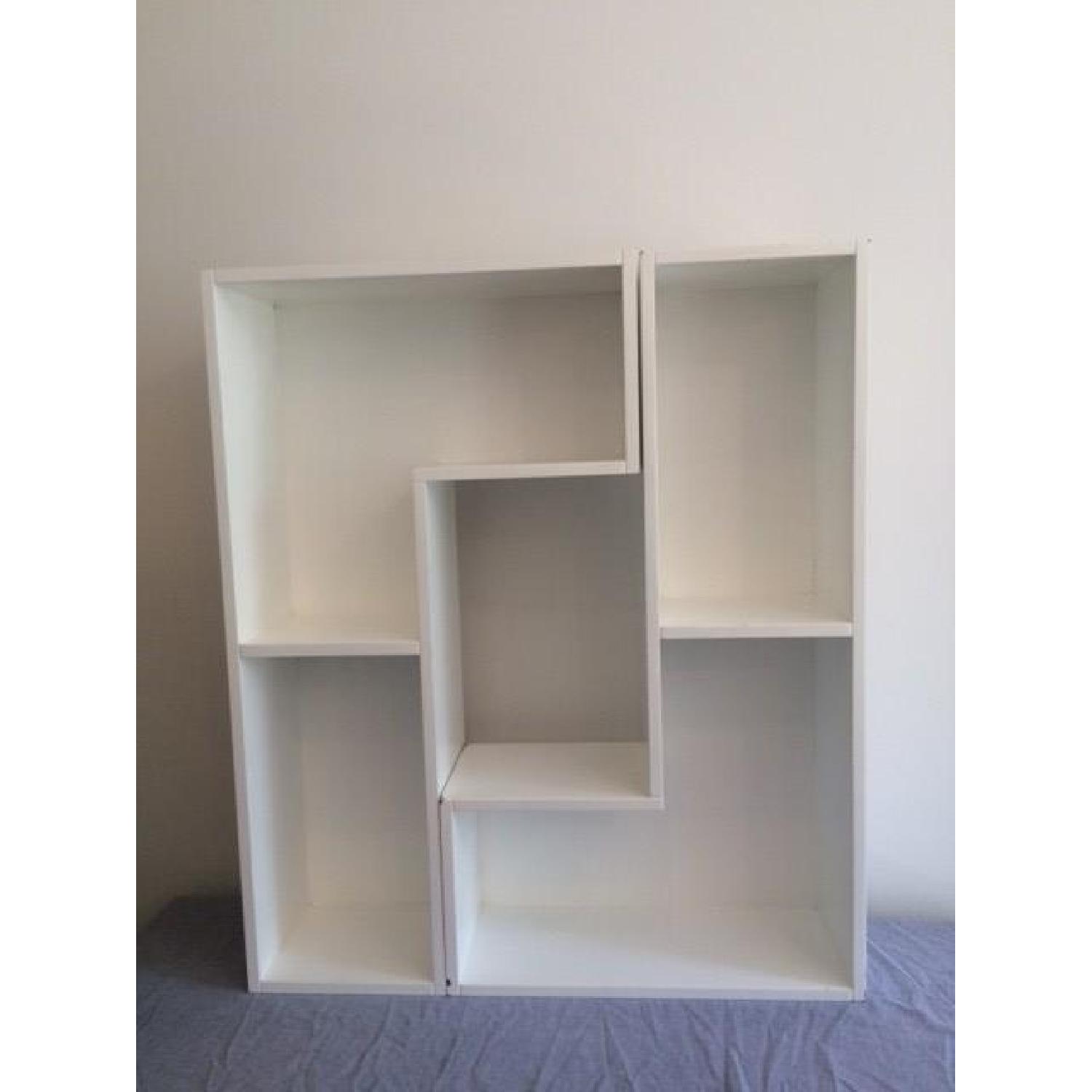 CB2 Elston White Modular Shelves - image-7