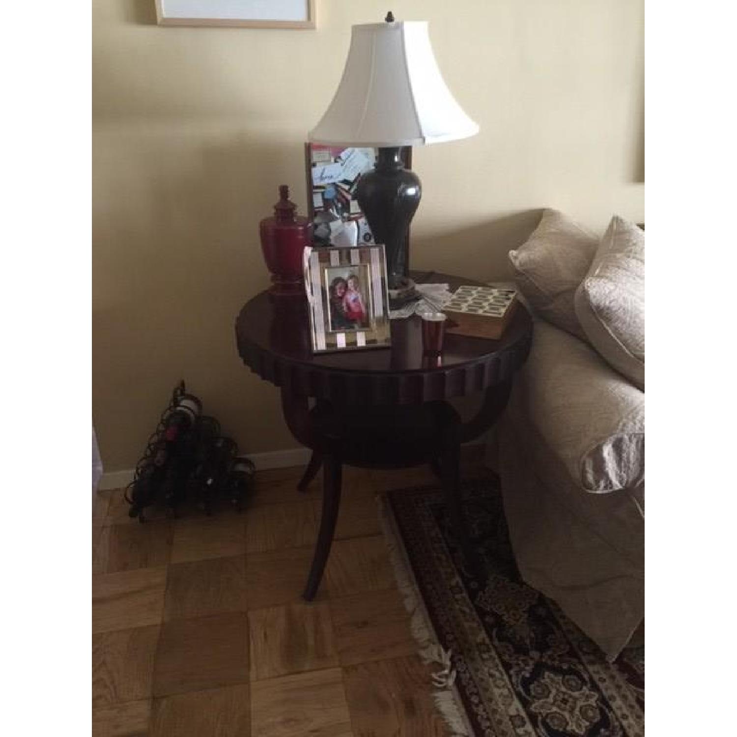 Occasional Round Lamp Table - image-2