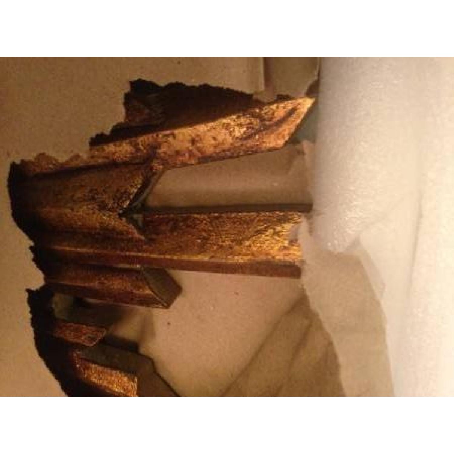 Wooden Sunburst Mirror - image-2