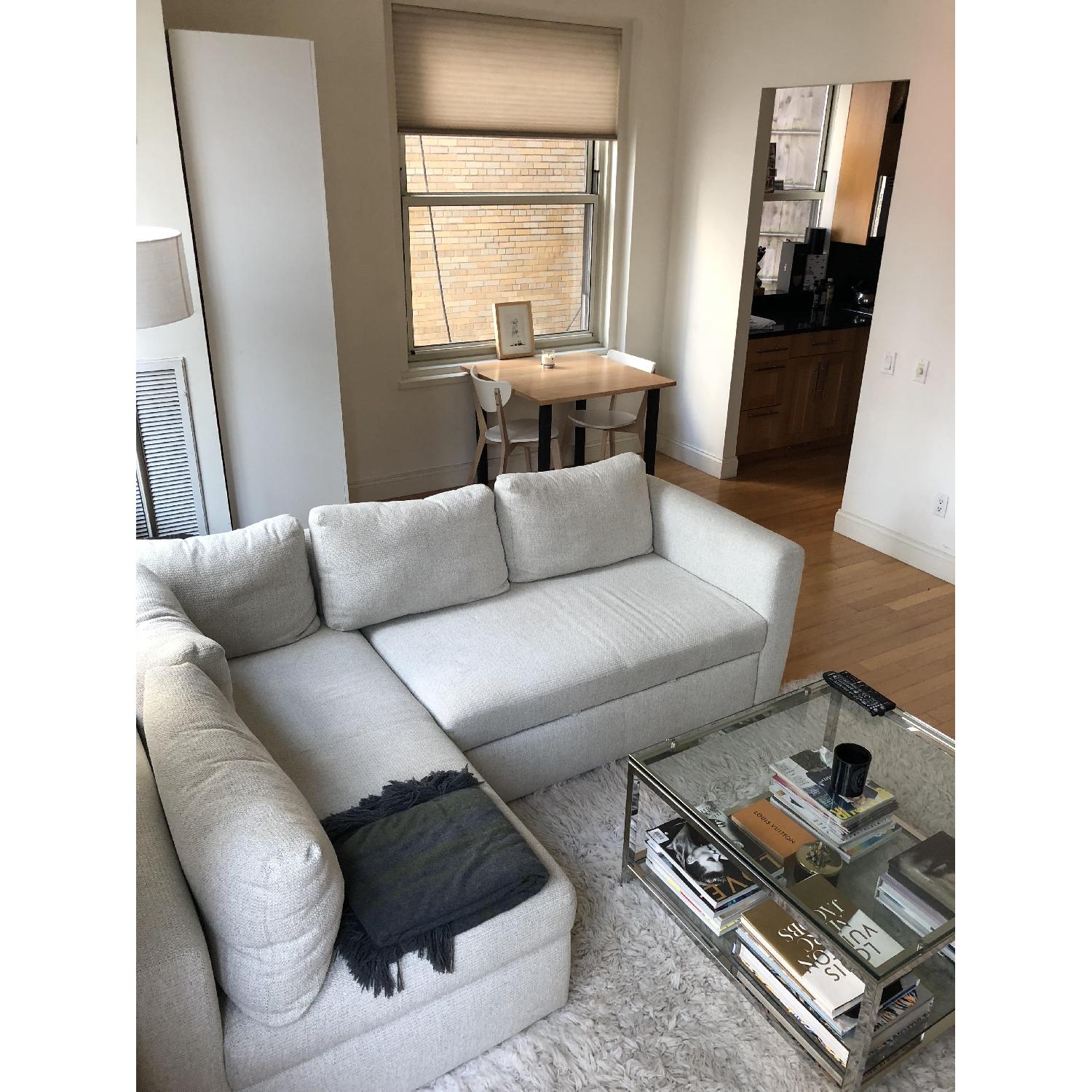 Room & Board Oxford Pop-Up Sleeper Sectional Sofa w/ Storage - image-3