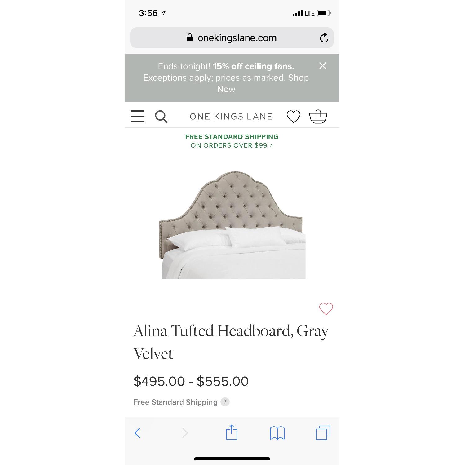 One King's Lane Allina Tufted Headboard - image-3