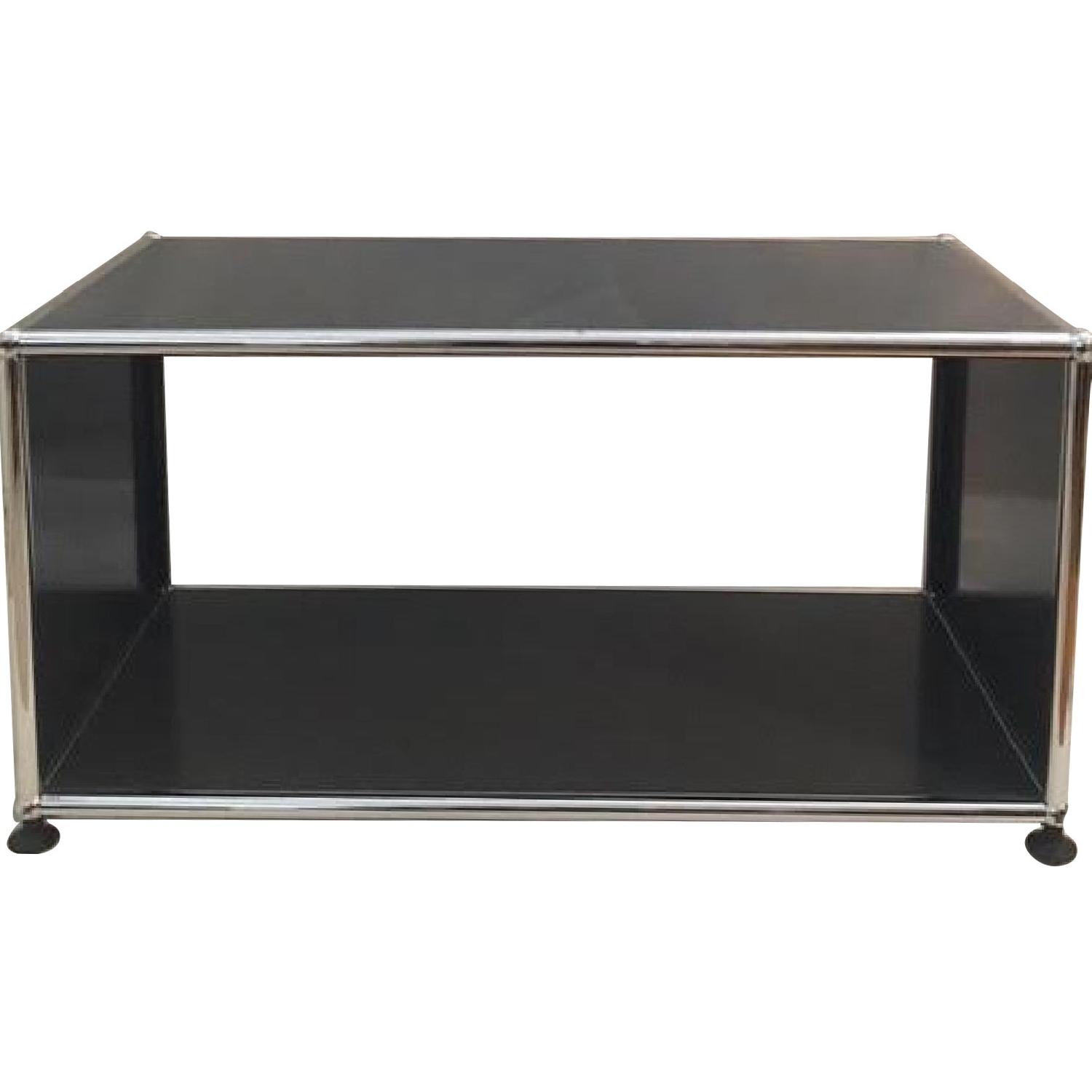 USM Haller Side Table/Record Storage/TV stand AptDeco