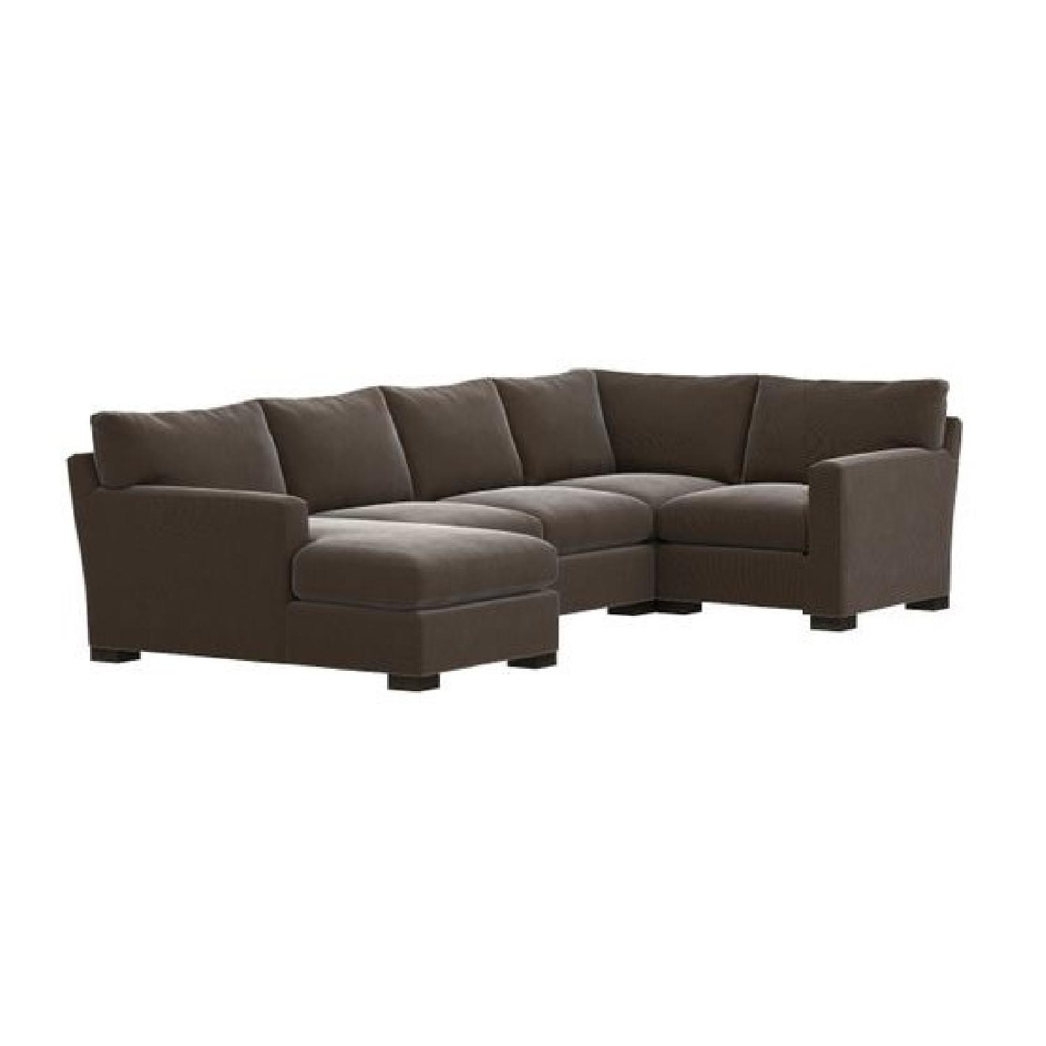 Crate & Barrel Axis 4Piece Sectional Sofa AptDeco