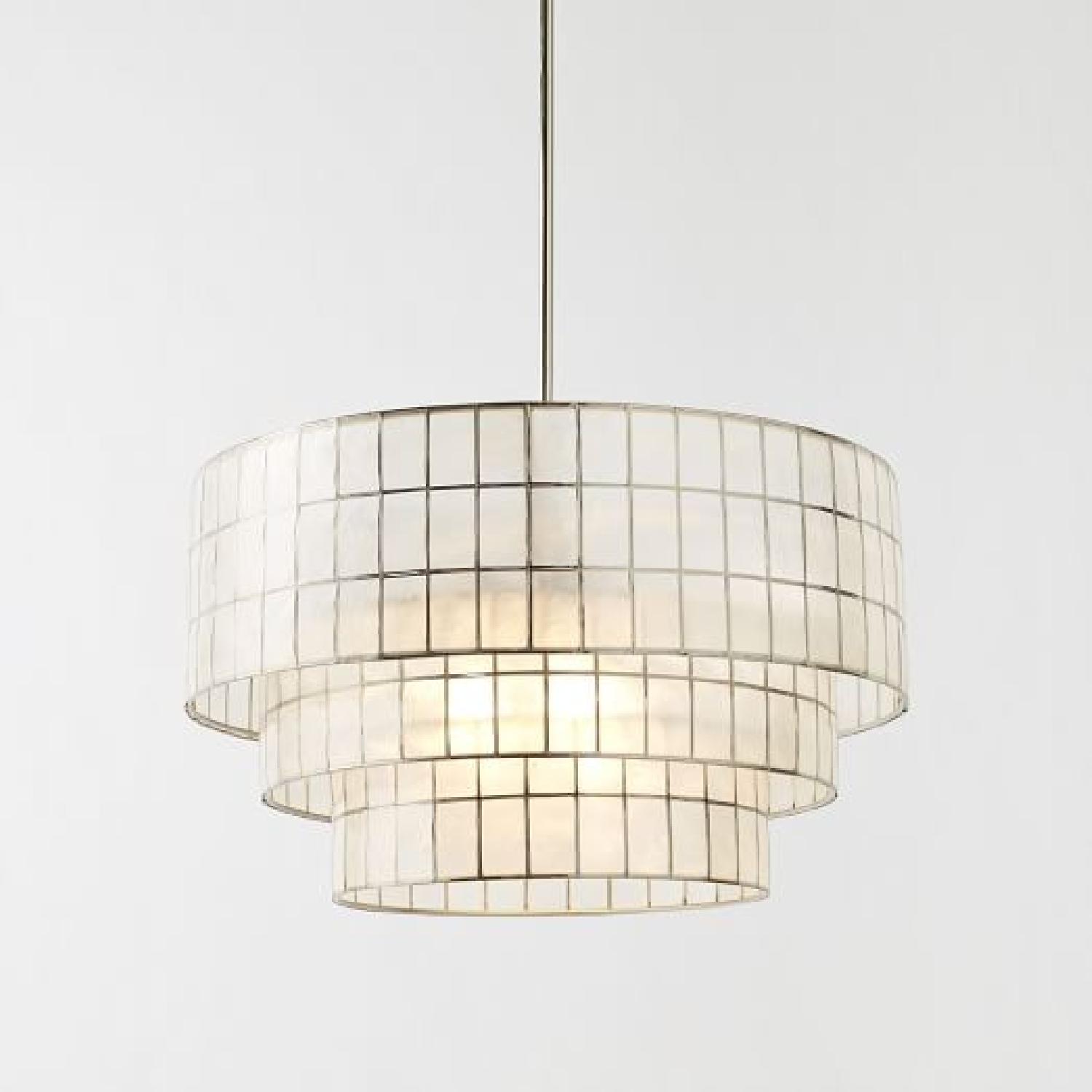West Elm Tiered Chandelier - image-3