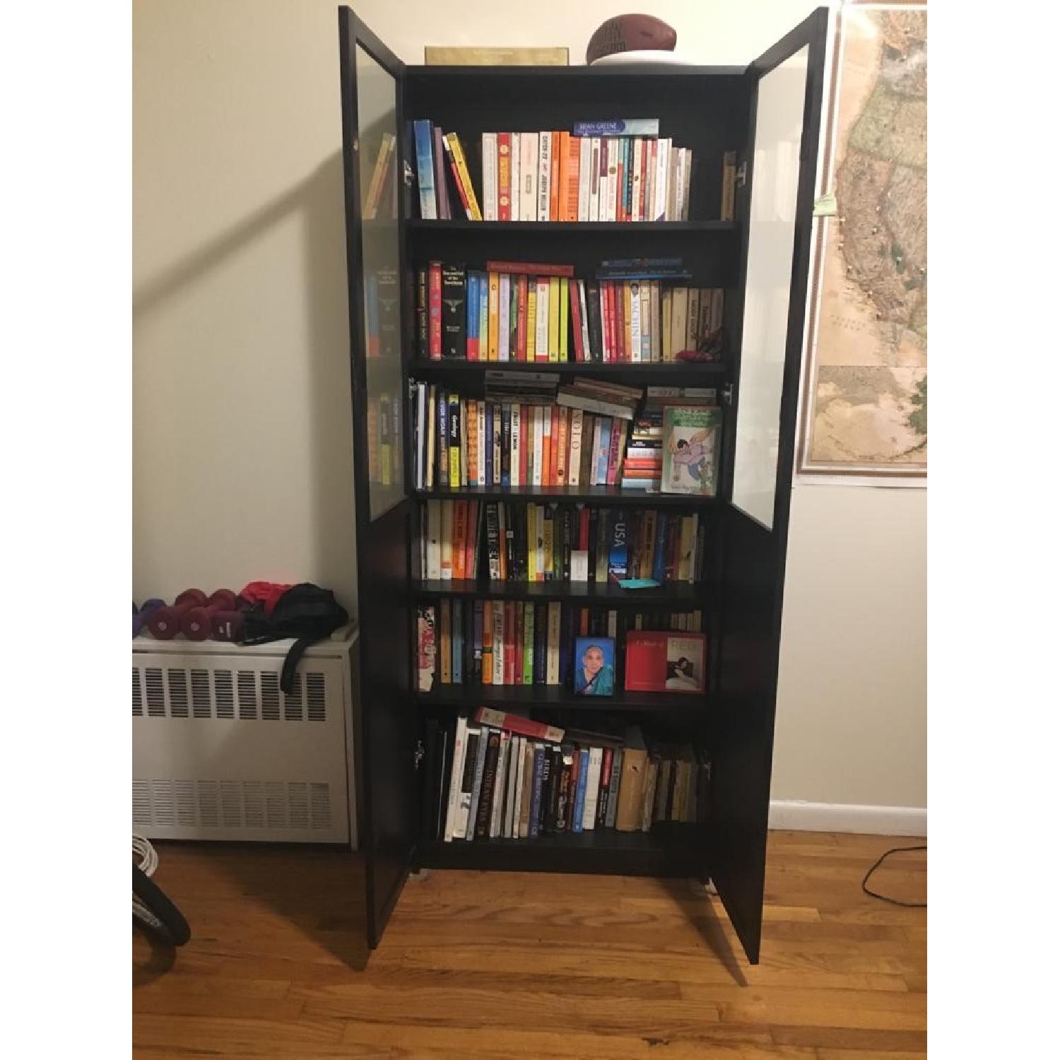 Ikea Billy Bookshelf w/ Doors - image-3