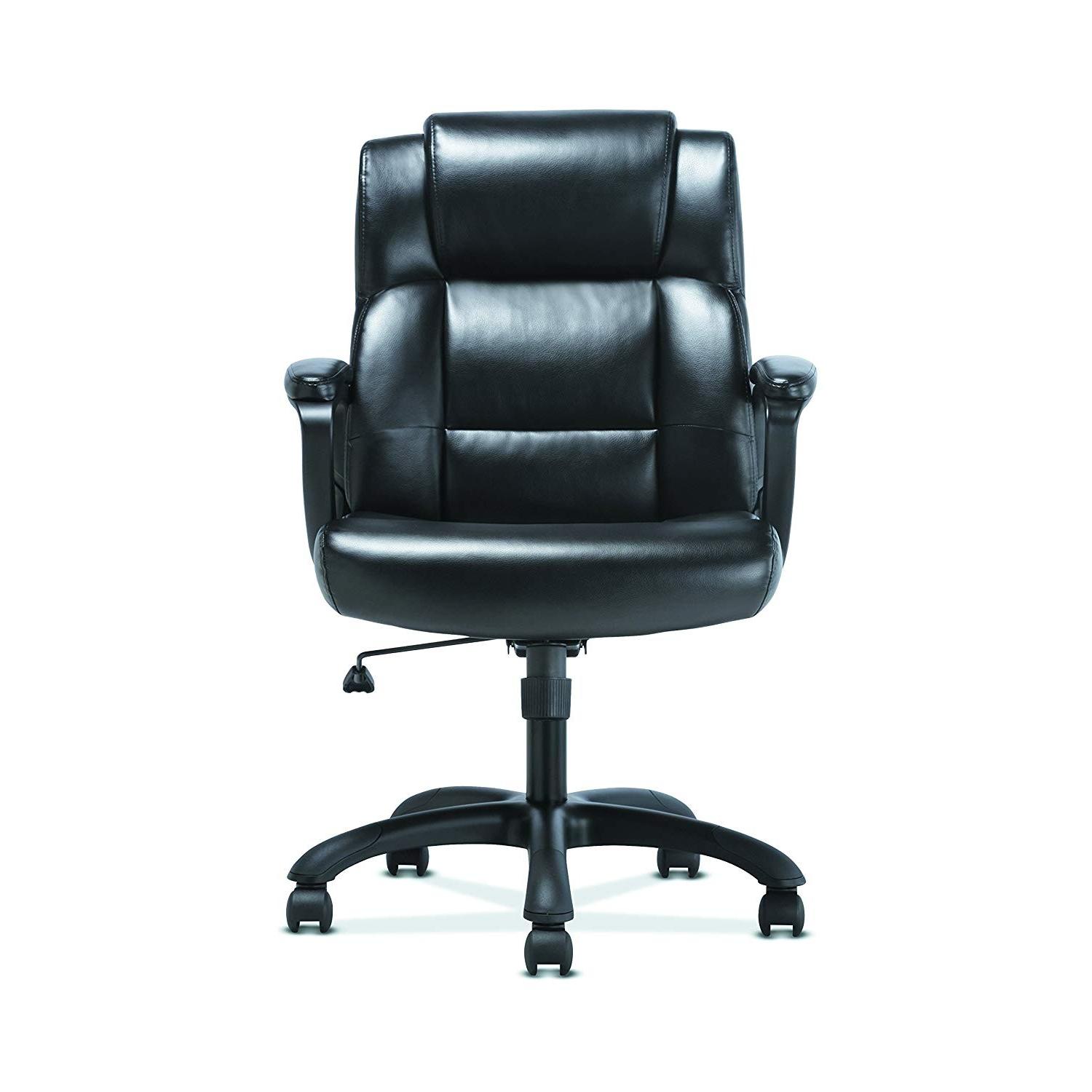 HON Office Sadie Black Leather Office Chair - image-3