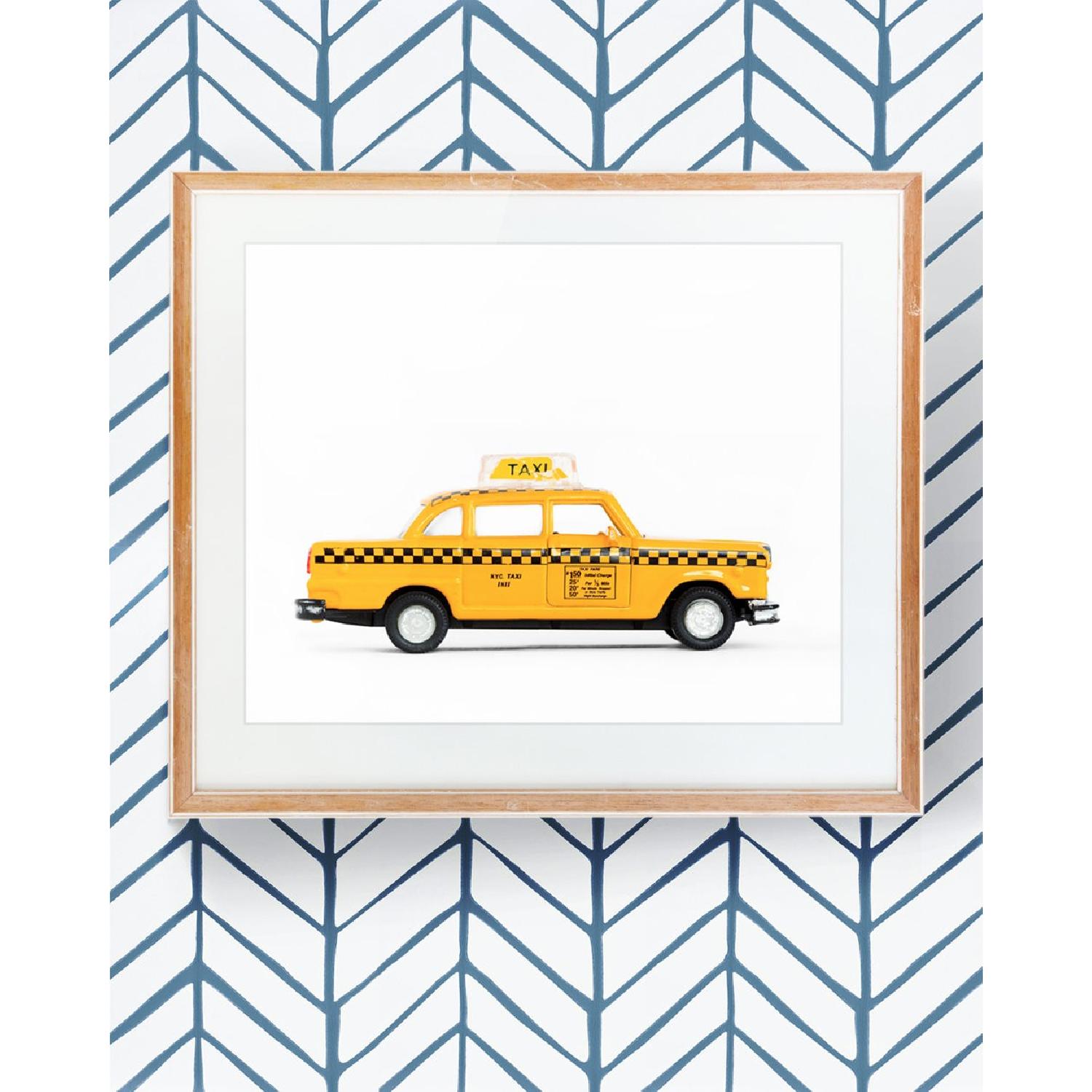 Leslee Mitchell Art - Car Series Taxi Print Unframed - image-1
