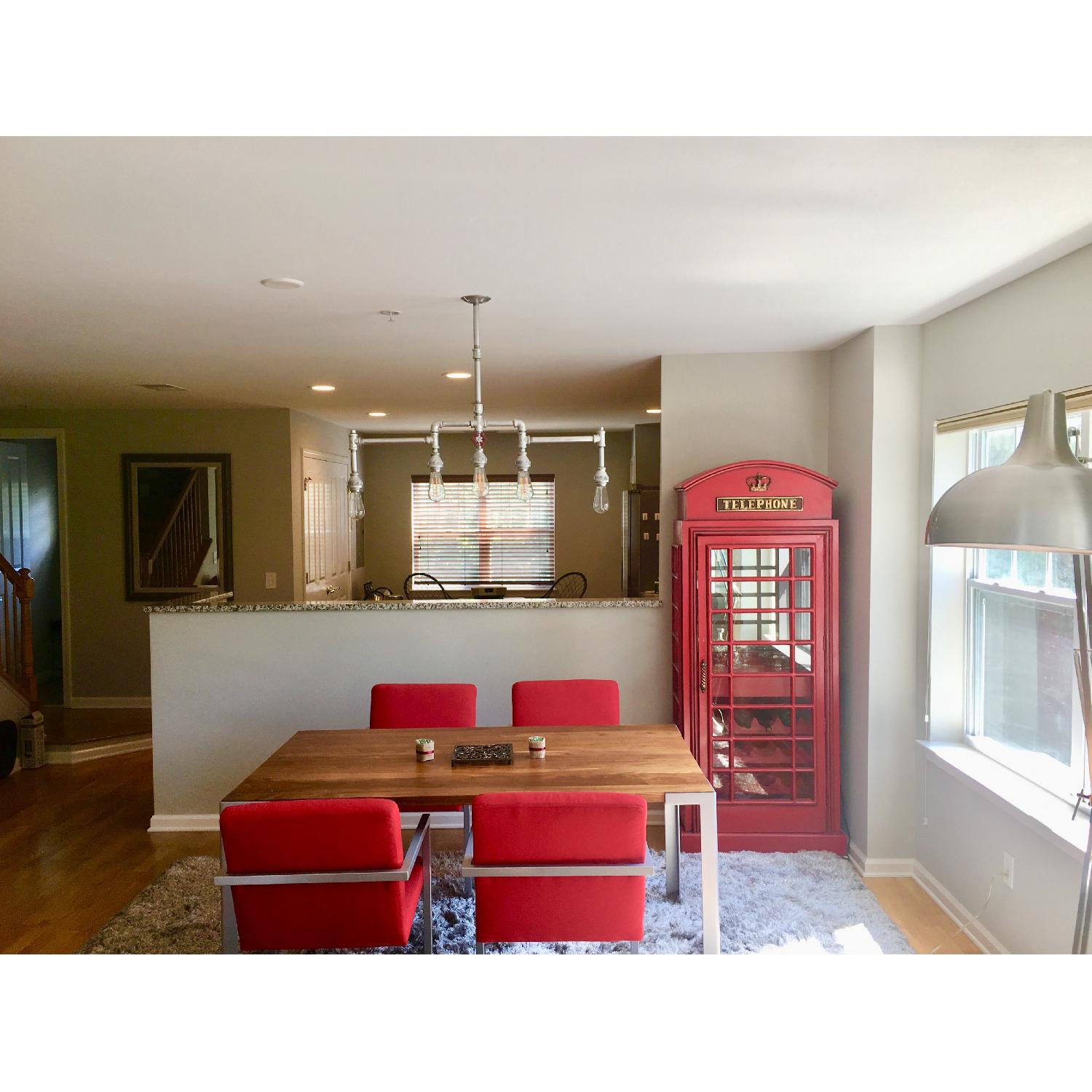 Latitude Run Marroquin Telephone Booth Bar Cabinet - image-1