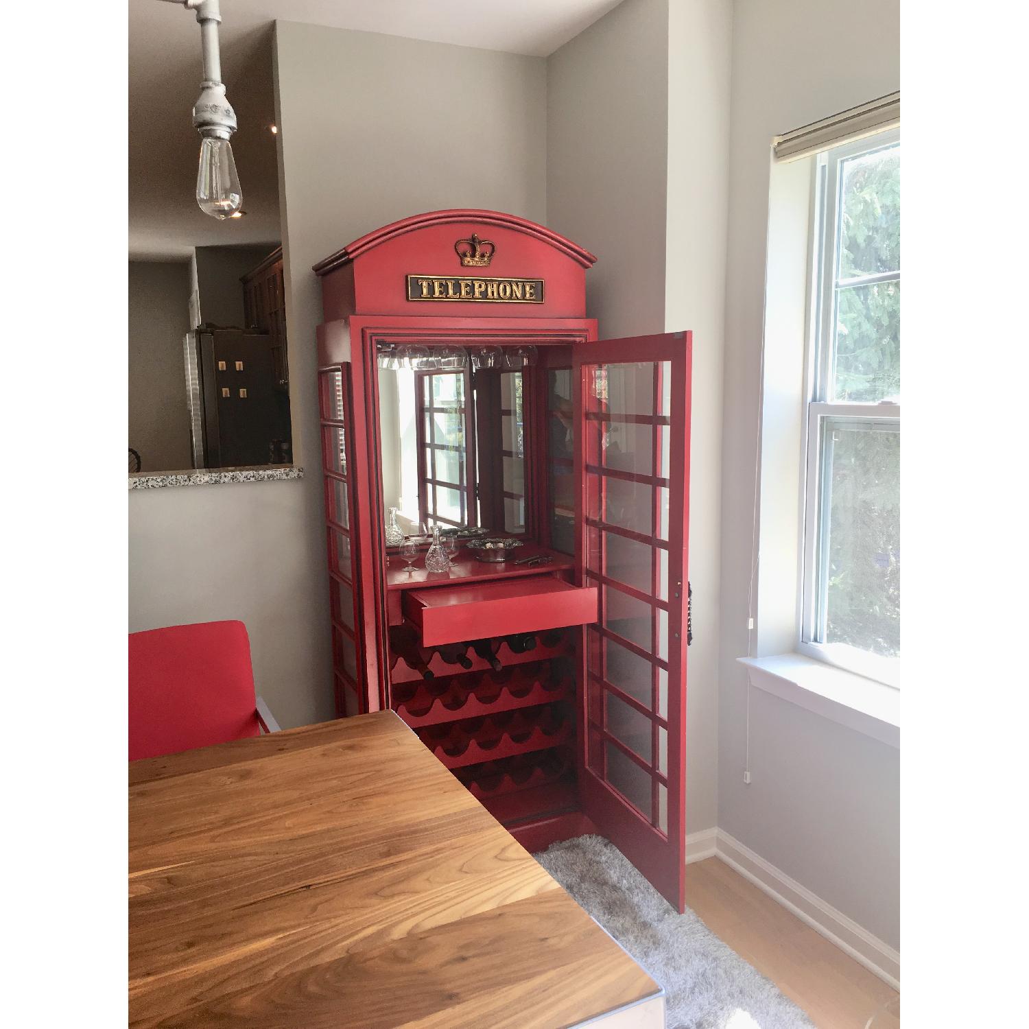 Latitude Run Marroquin Telephone Booth Bar Cabinet - image-3