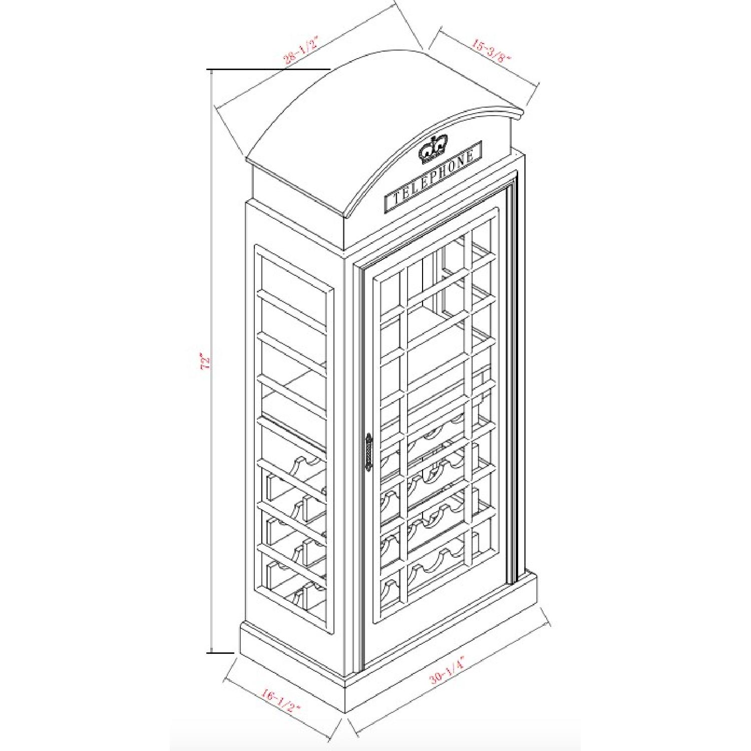 Latitude Run Marroquin Telephone Booth Bar Cabinet - image-9