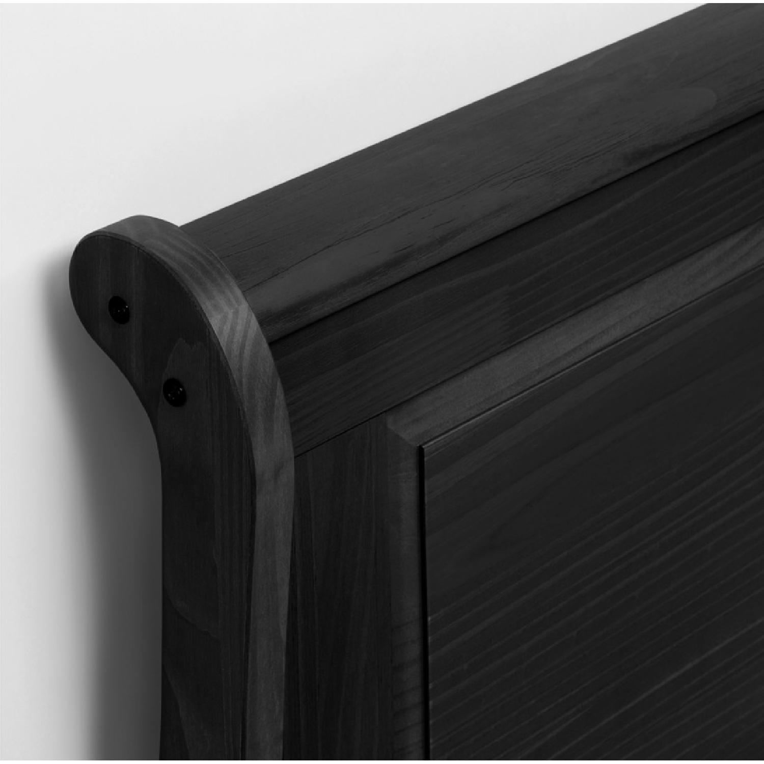 Ikea Hasselvika Wood Queen Bed Frame w/ Lonset Bed Base - image-4