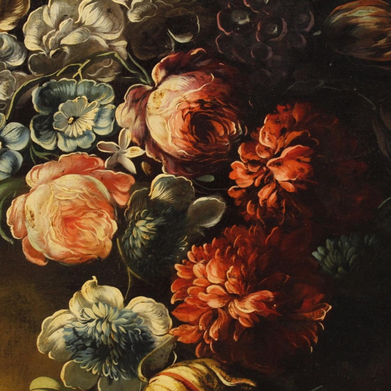 20th Century Oil on Canvas Italian Still Life Painting - image-4