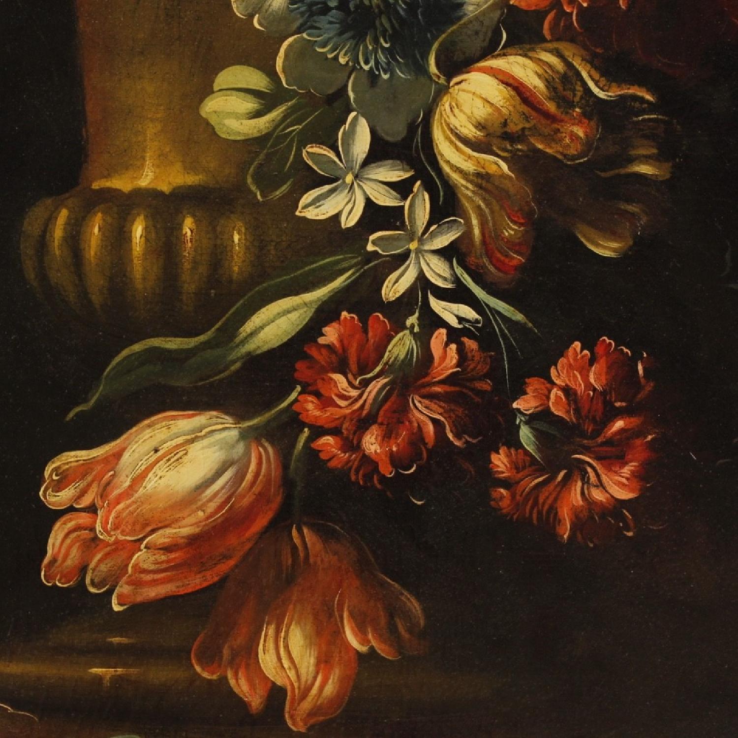 20th Century Oil on Canvas Italian Still Life Painting - image-5