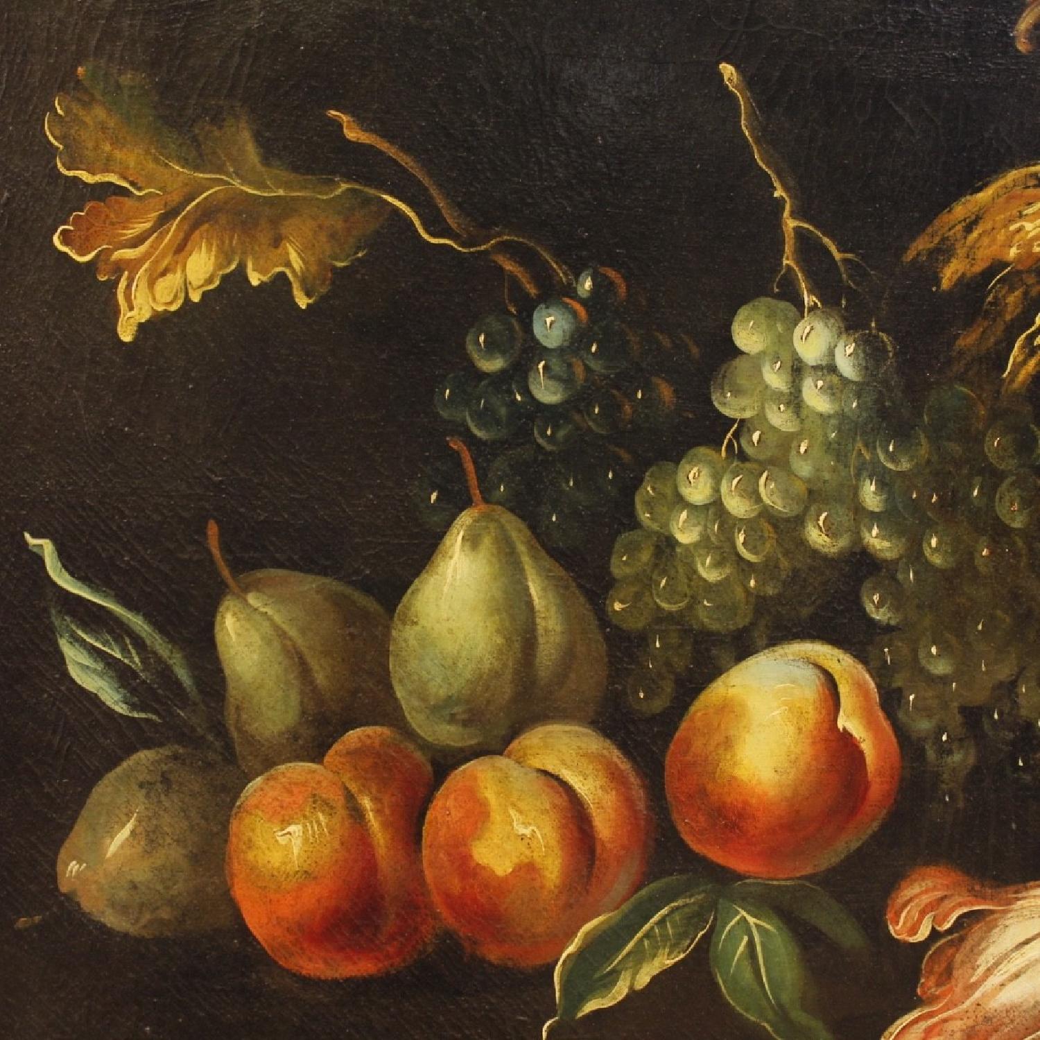 20th Century Oil on Canvas Italian Still Life Painting - image-12