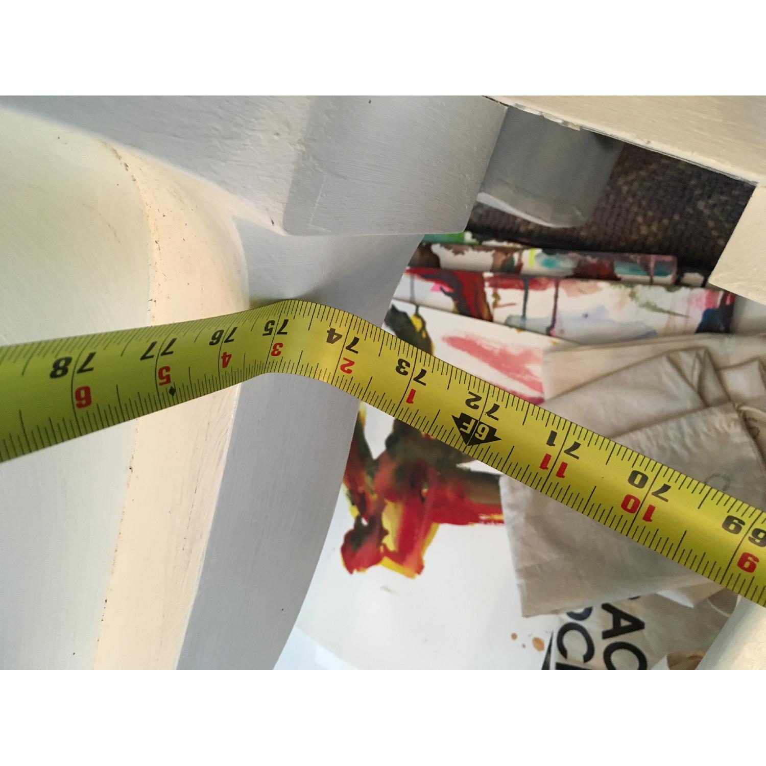 Shabby Chic Style White Bed Frame - image-9