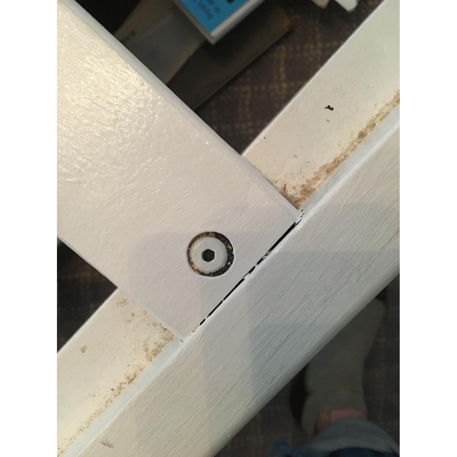 Shabby Chic Style White Bed Frame - image-11