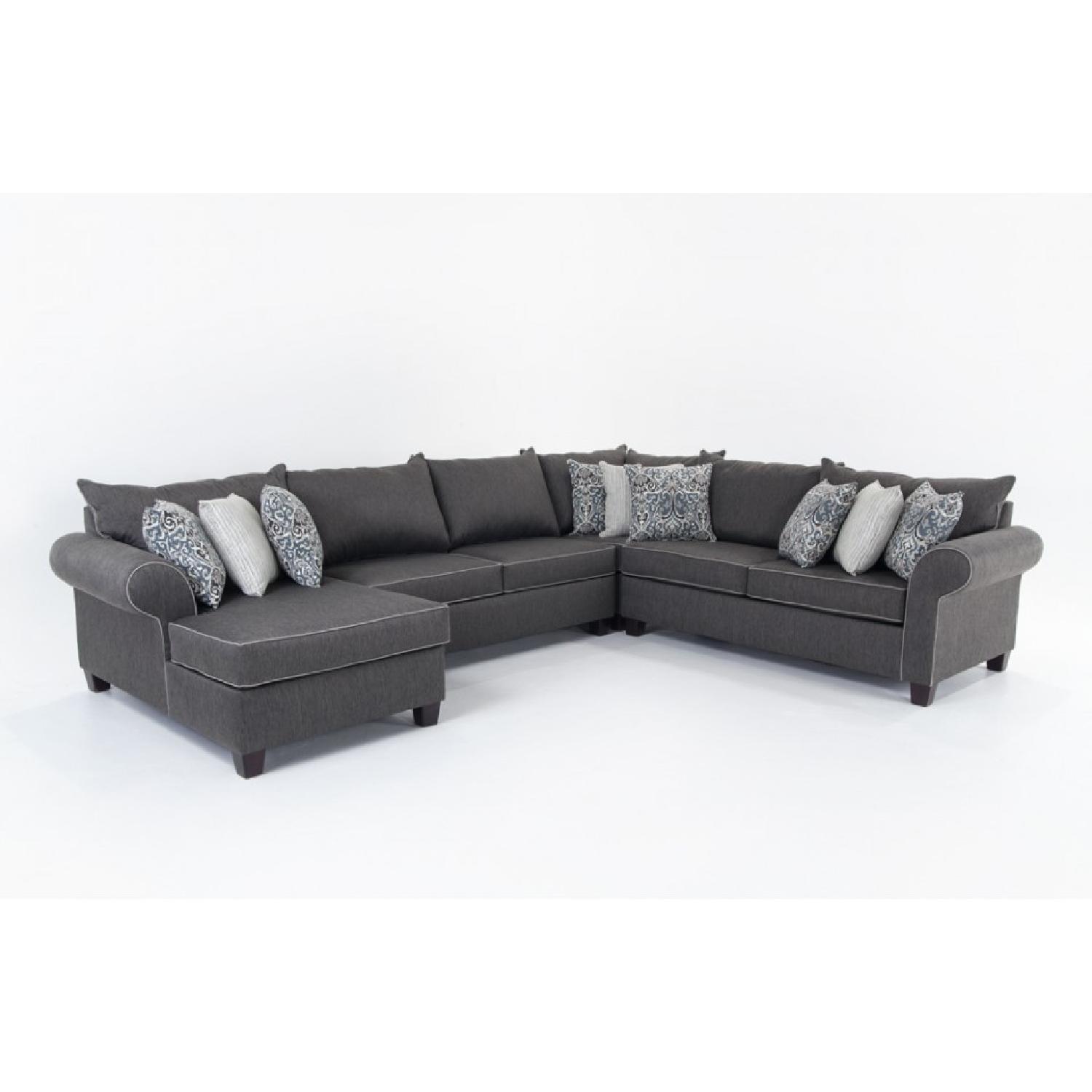 Bob's Ashton 5 Piece Right Arm Facing Sectional Sofa - image-3