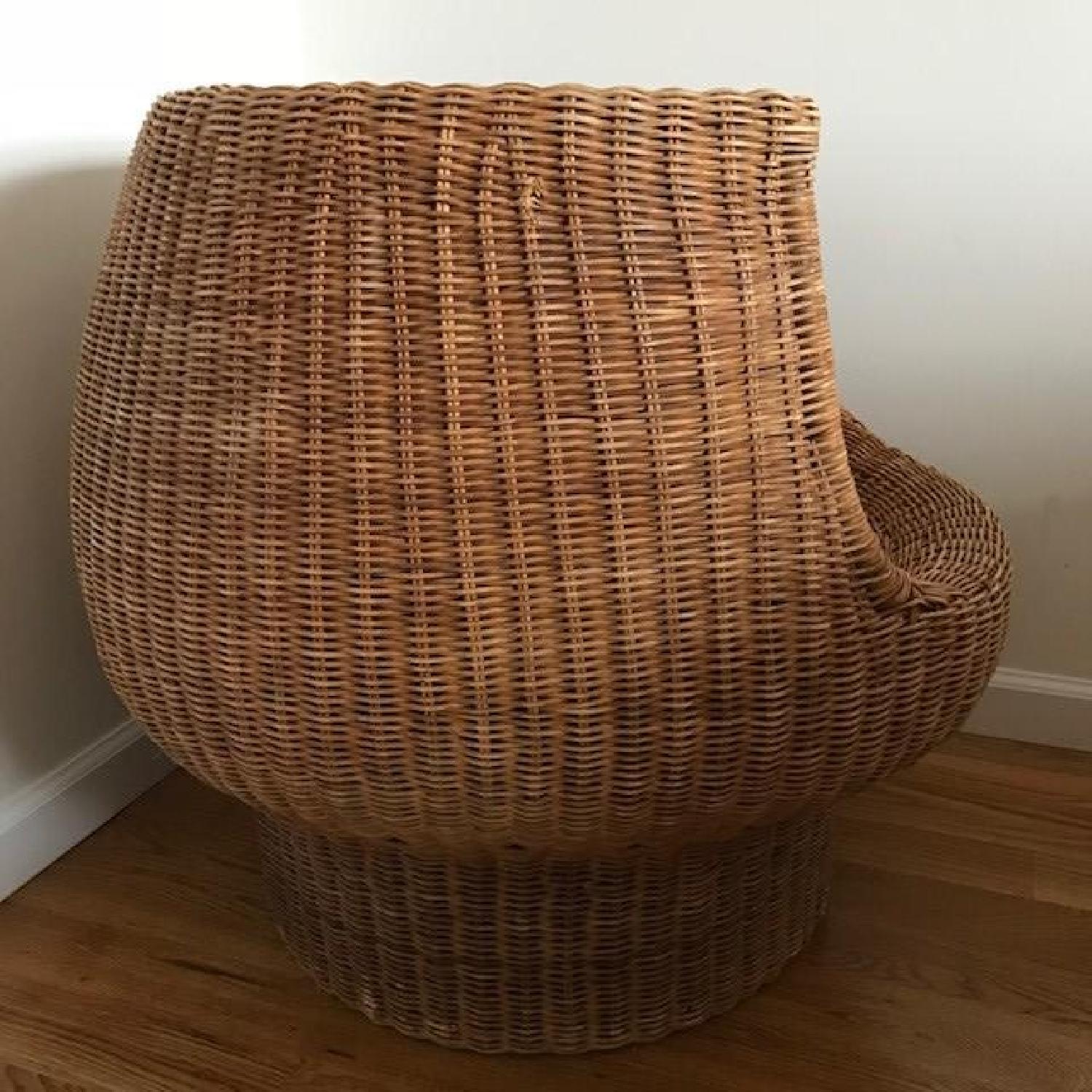 Round Bubble Mod Rattan Wicker Chair - image-2