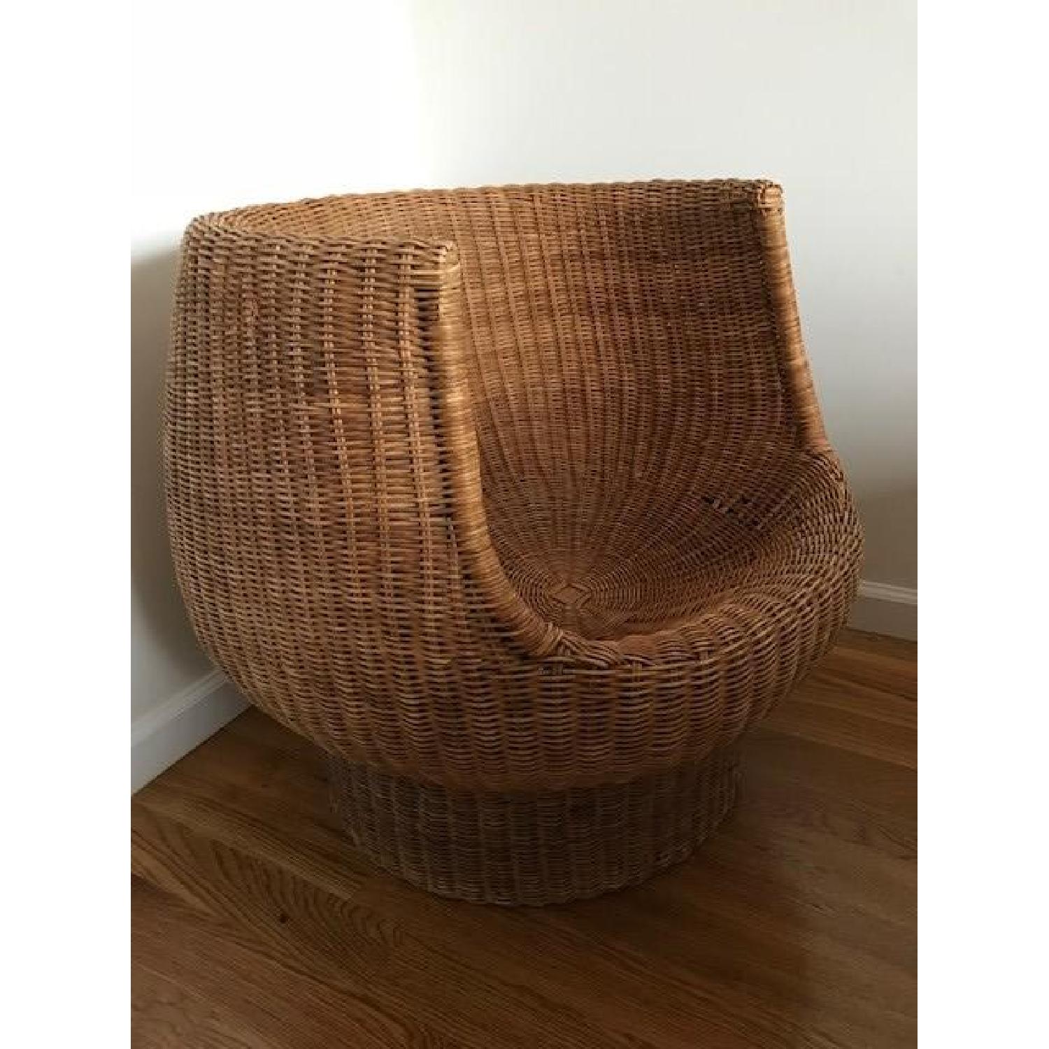 Round Bubble Mod Rattan Wicker Chair - image-4