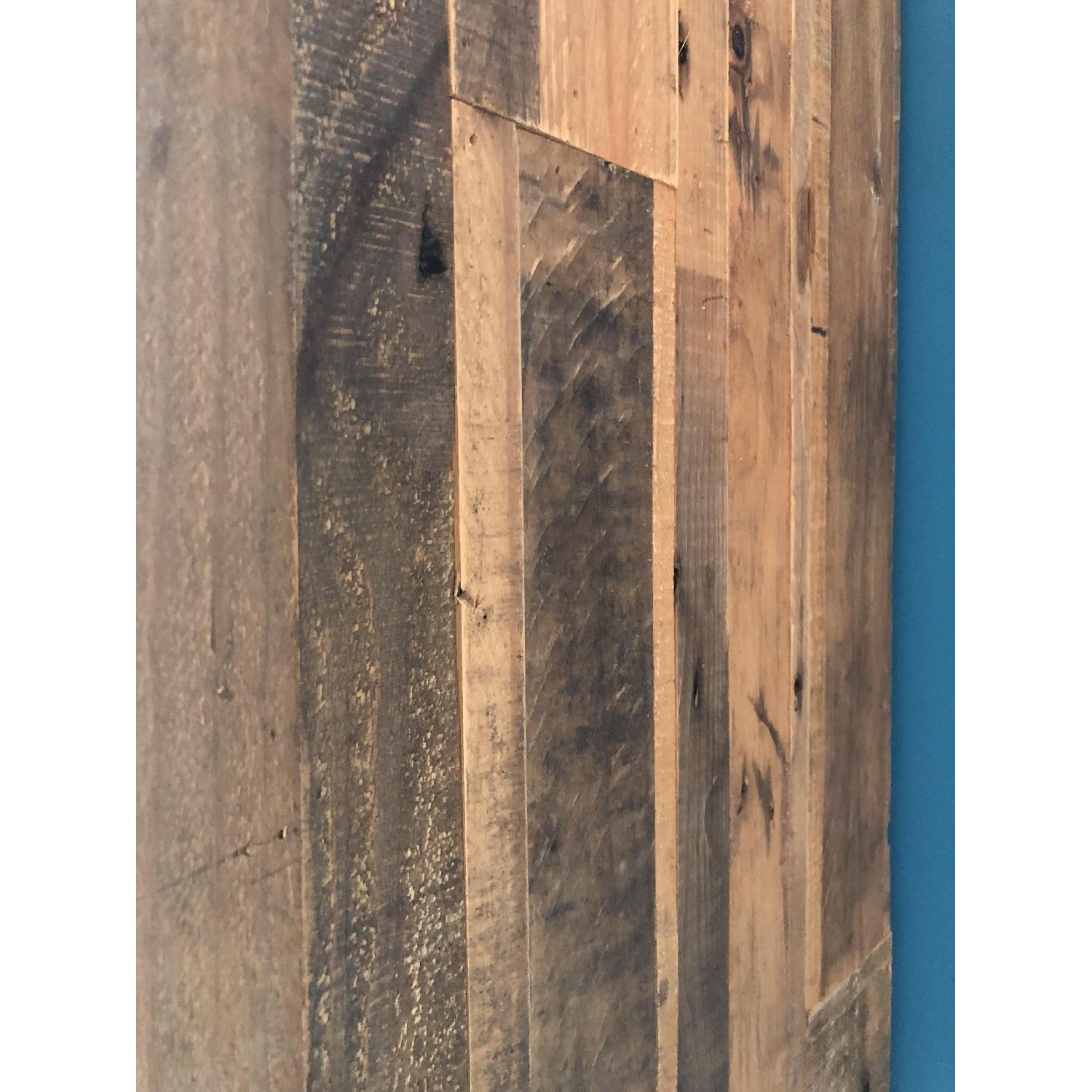 West Elm Reclaimed Wood & Glass Cabinet - image-2