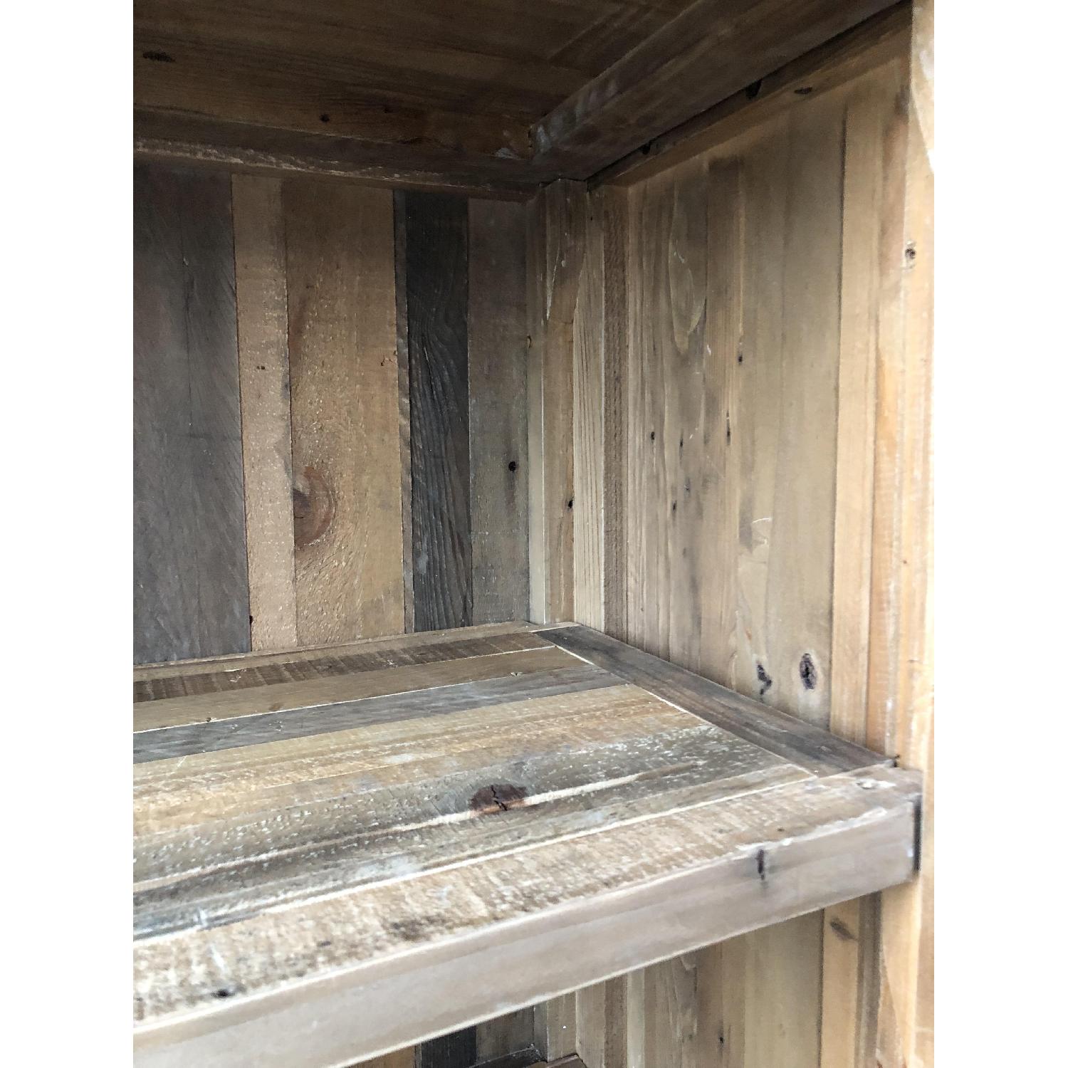 West Elm Reclaimed Wood & Glass Cabinet - image-3