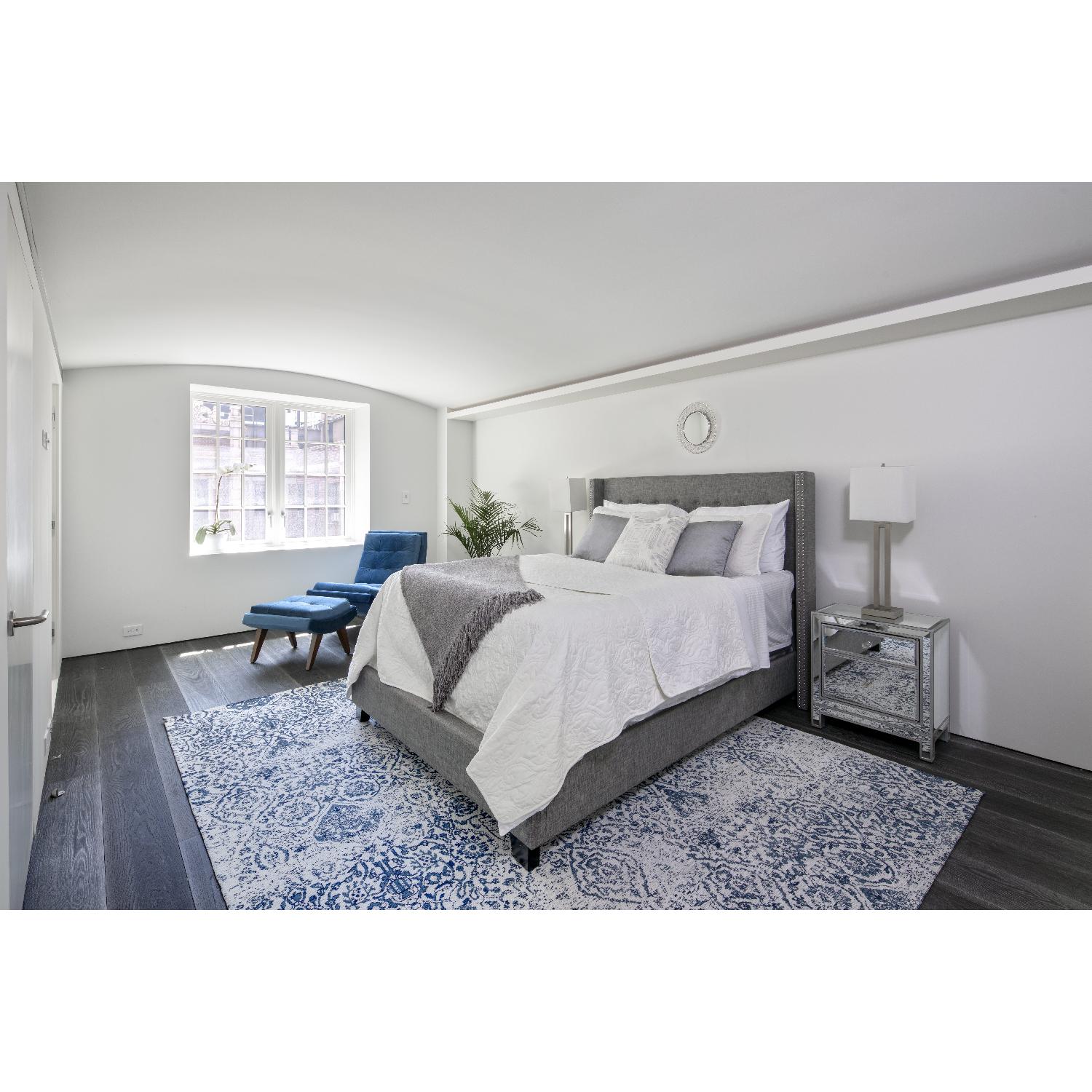 Inspire Q Bold Melina Tufted Linen Wingback Bed - image-1