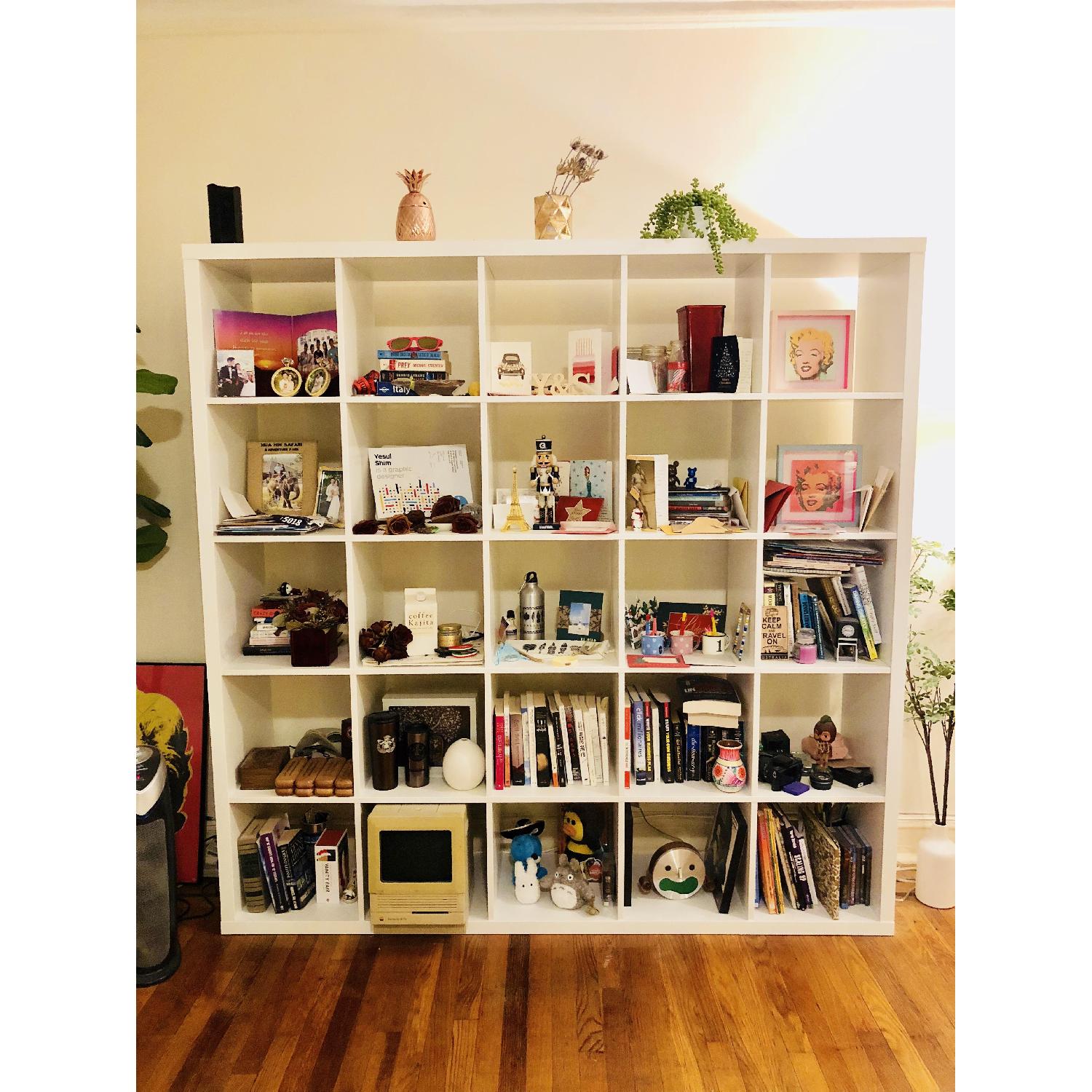 Ikea Kallax White Shelving Unit - image-1