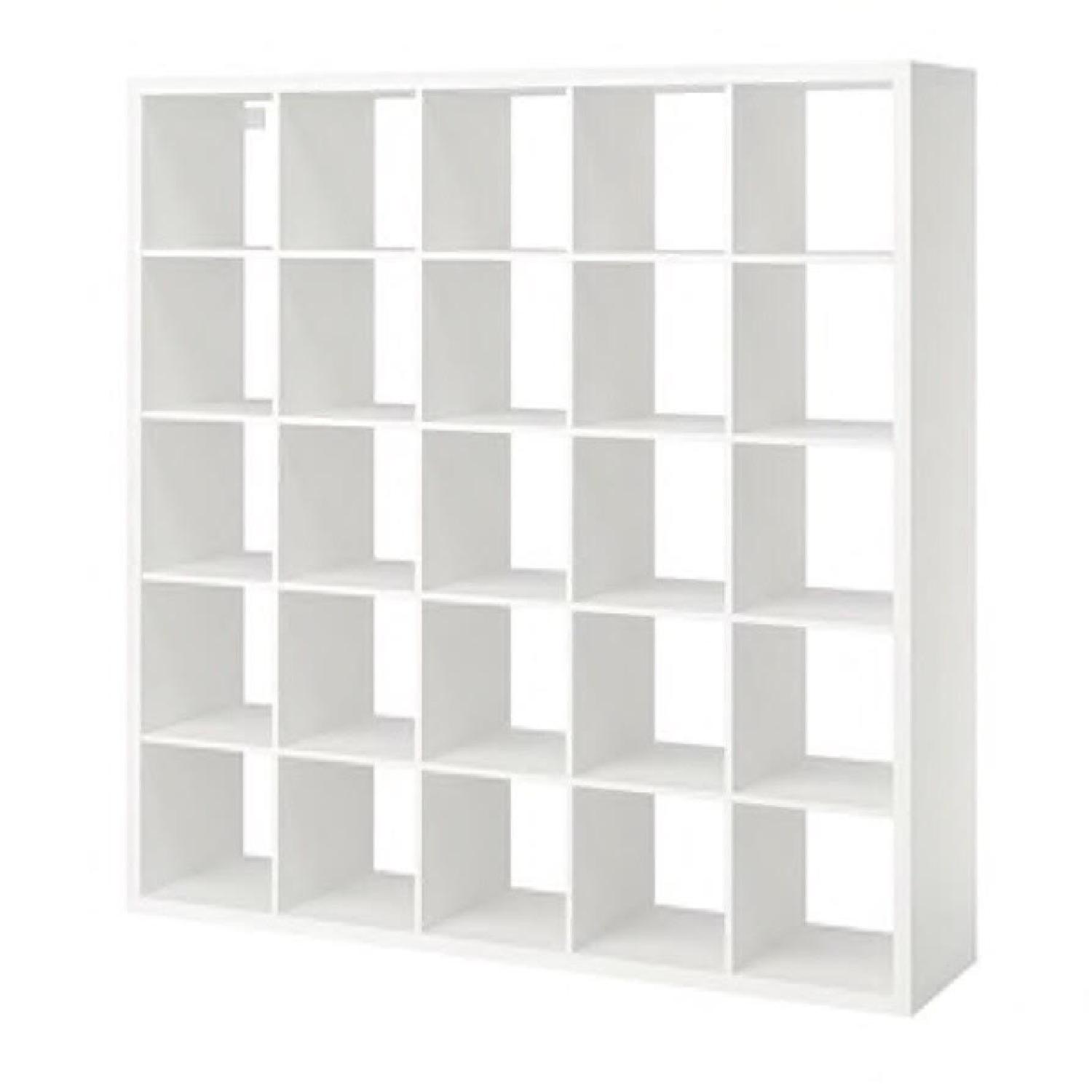 Ikea Kallax White Shelving Unit - image-0