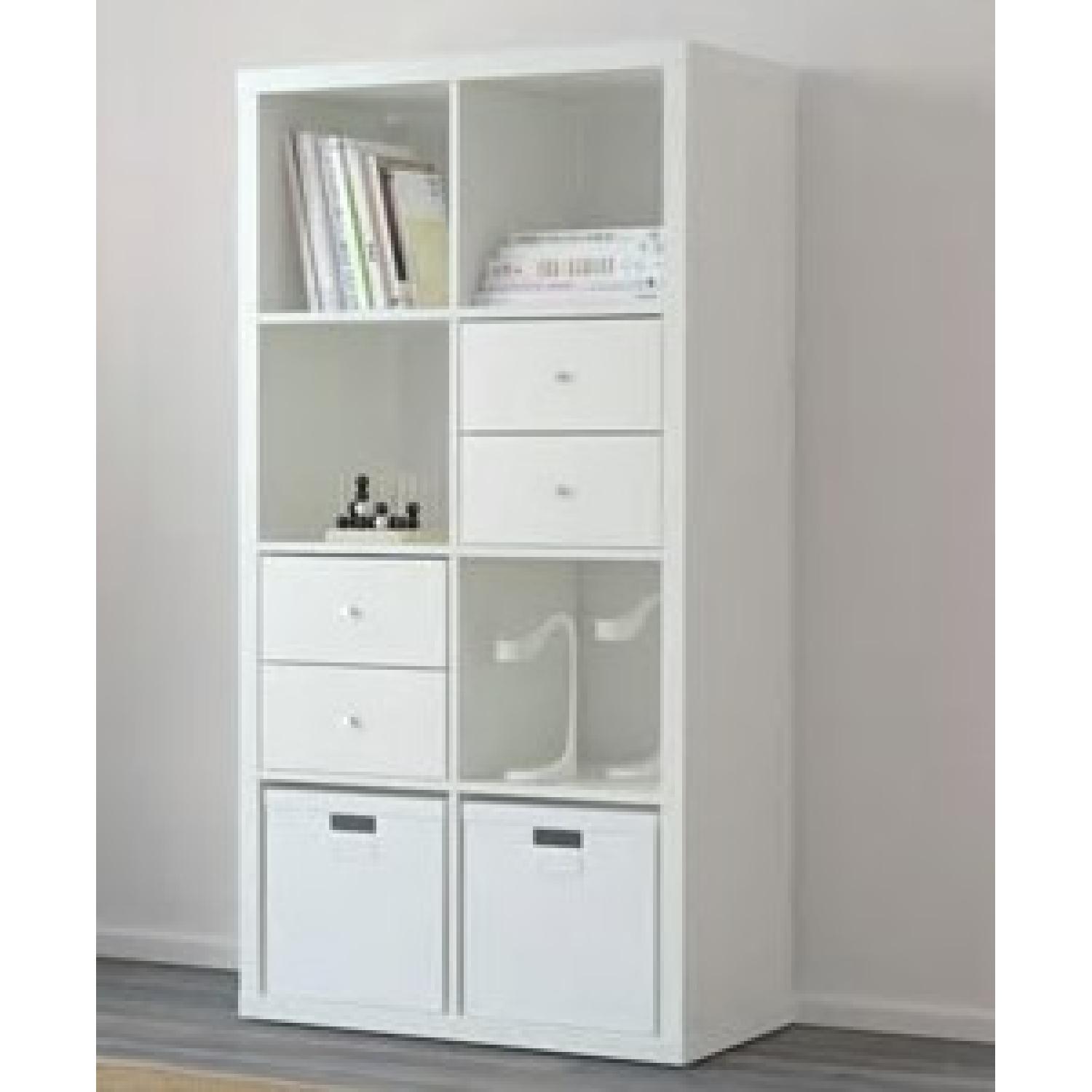 Ikea Kallax White Shelving Unit - image-2