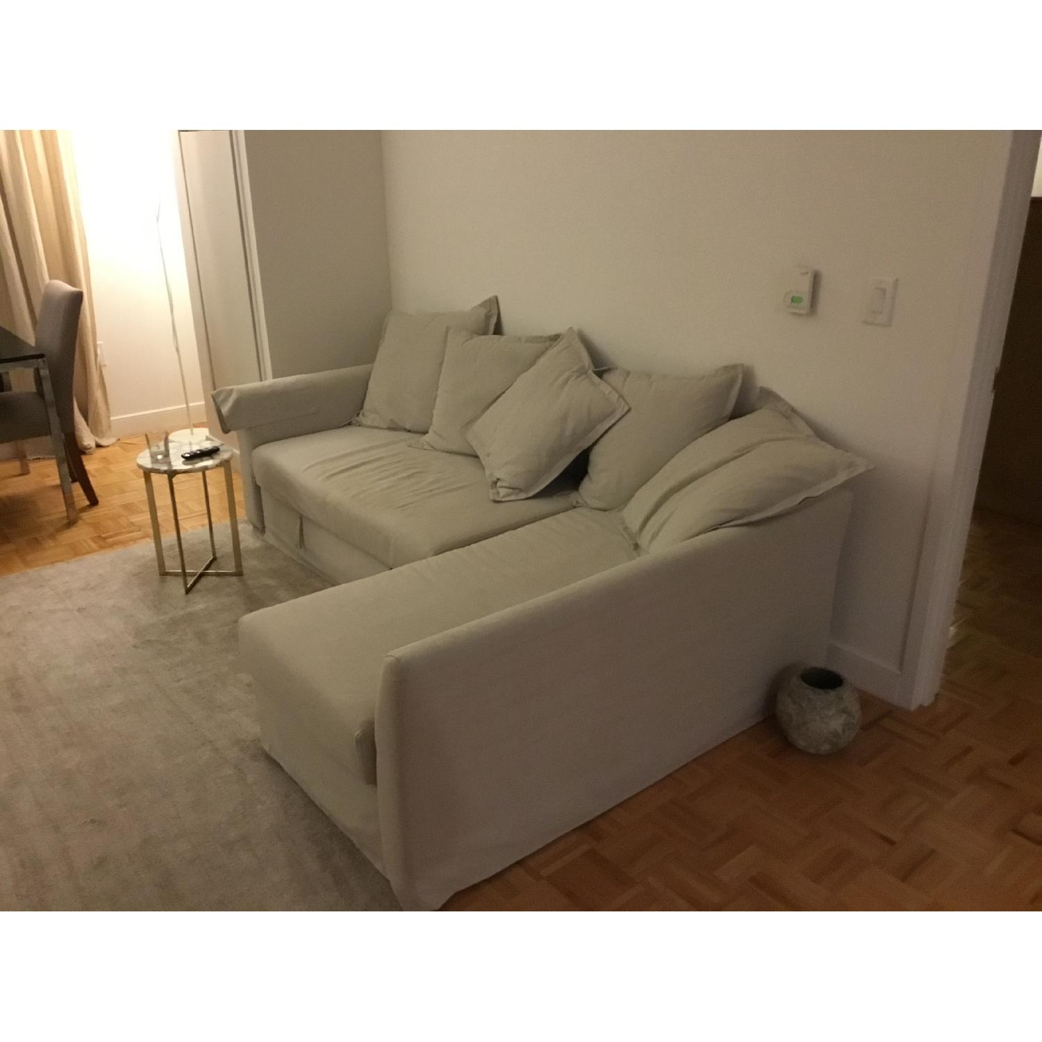 Ikea Holmsund Sleeper Sectional Sofa - image-2