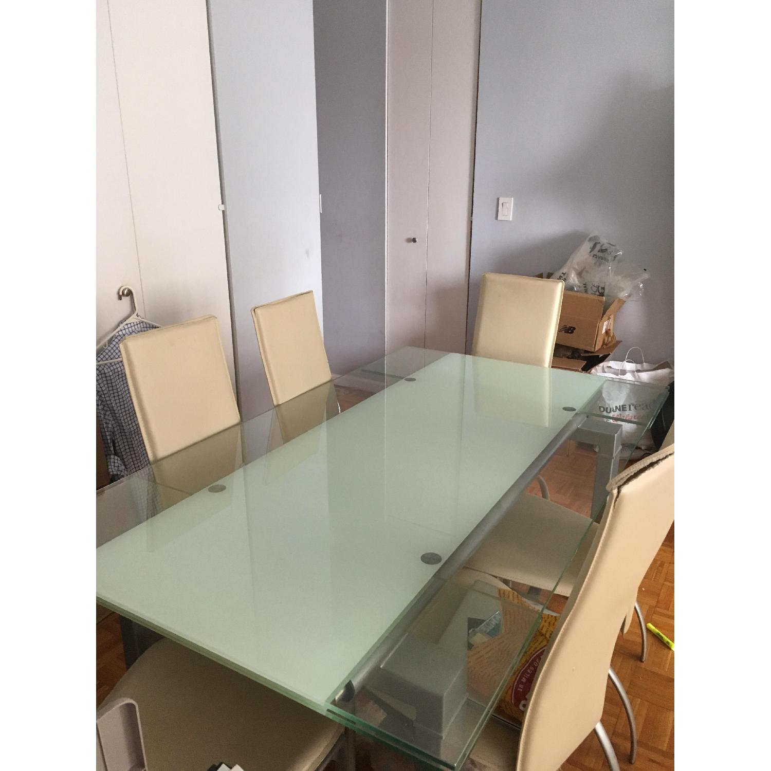 White High Back Dining Chairs - image-4