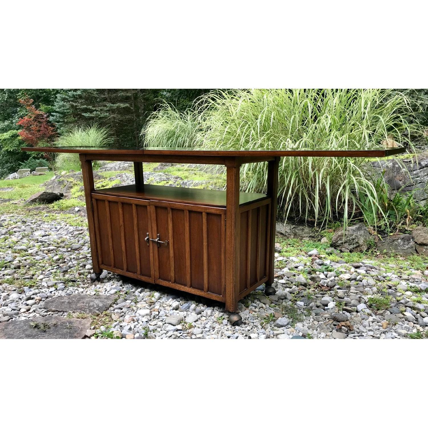 Mid Century Bar Cabinet/Console Table - image-4