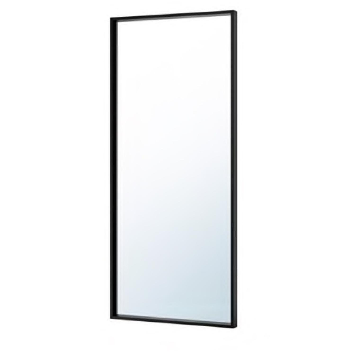 Ikea Mirror w/ Black Frame AptDeco
