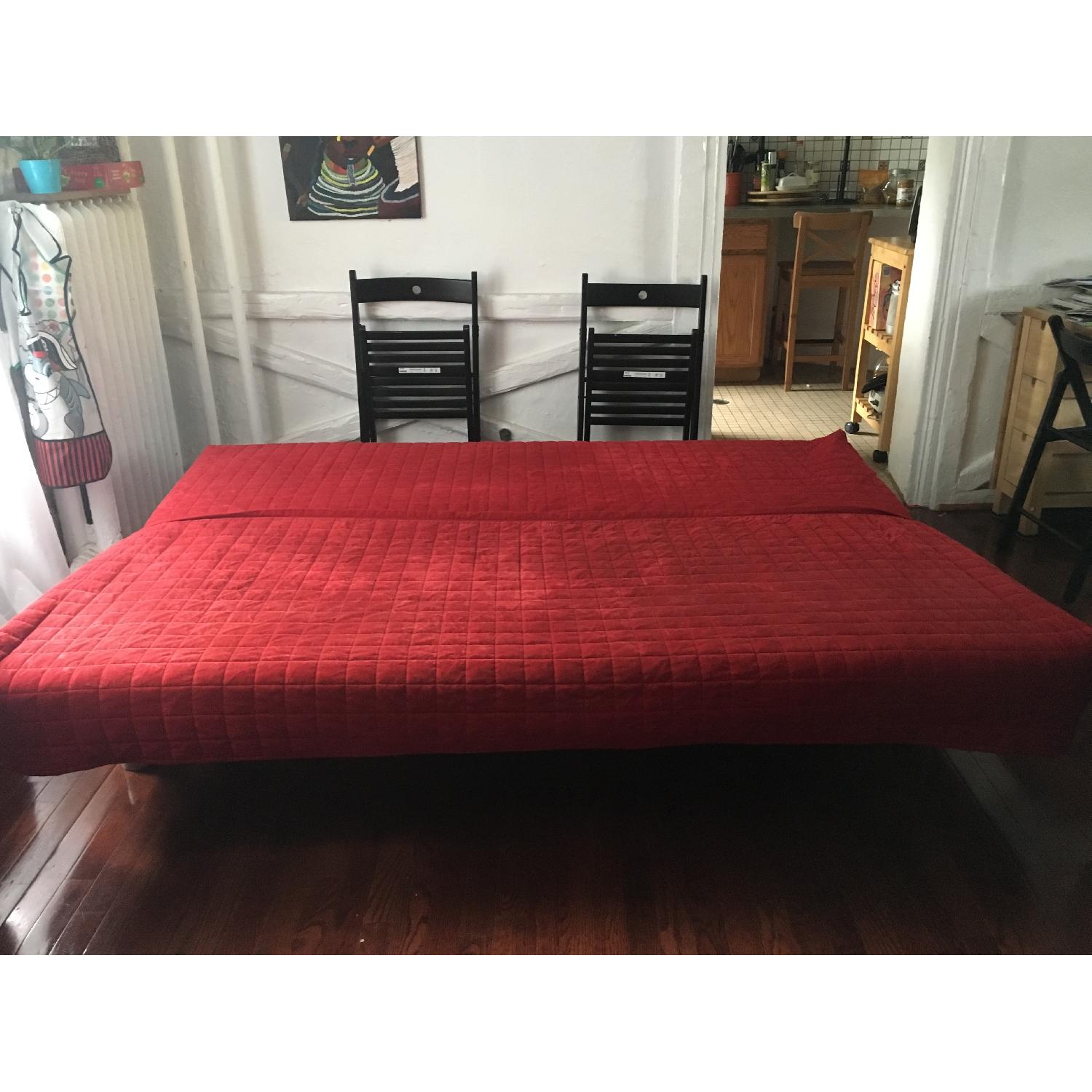 Ikea Beddinge Futon w/ Red Cover - image-4