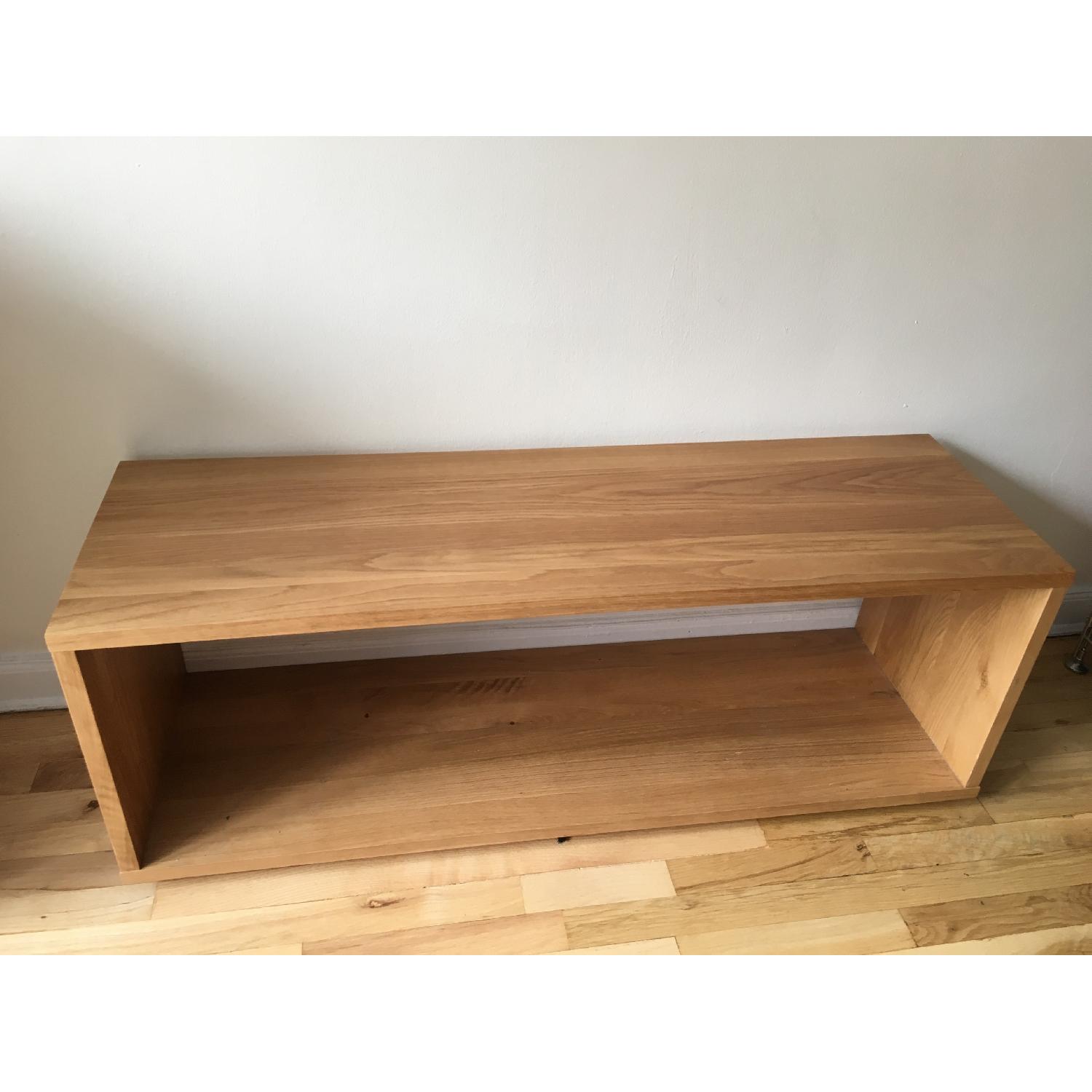 Muji Oak Coffee Table/Bench/Media Unit AptDeco