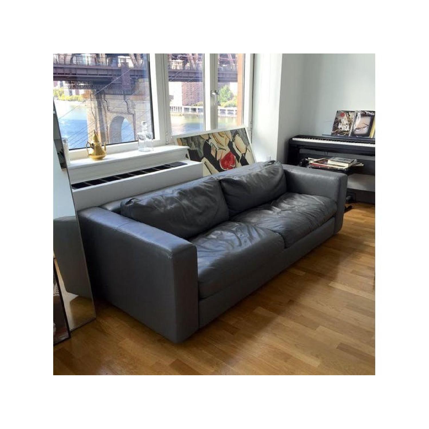 Design Within Reach Reid Leather Sofa - image-2