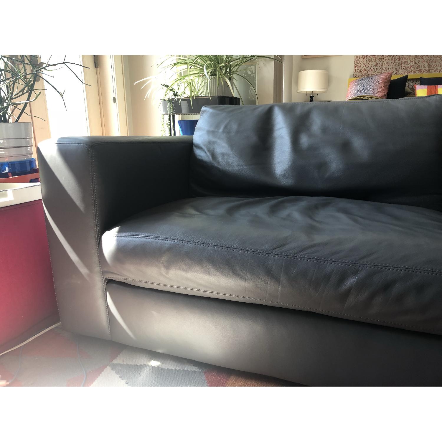 Design Within Reach Reid Leather Sofa - image-5