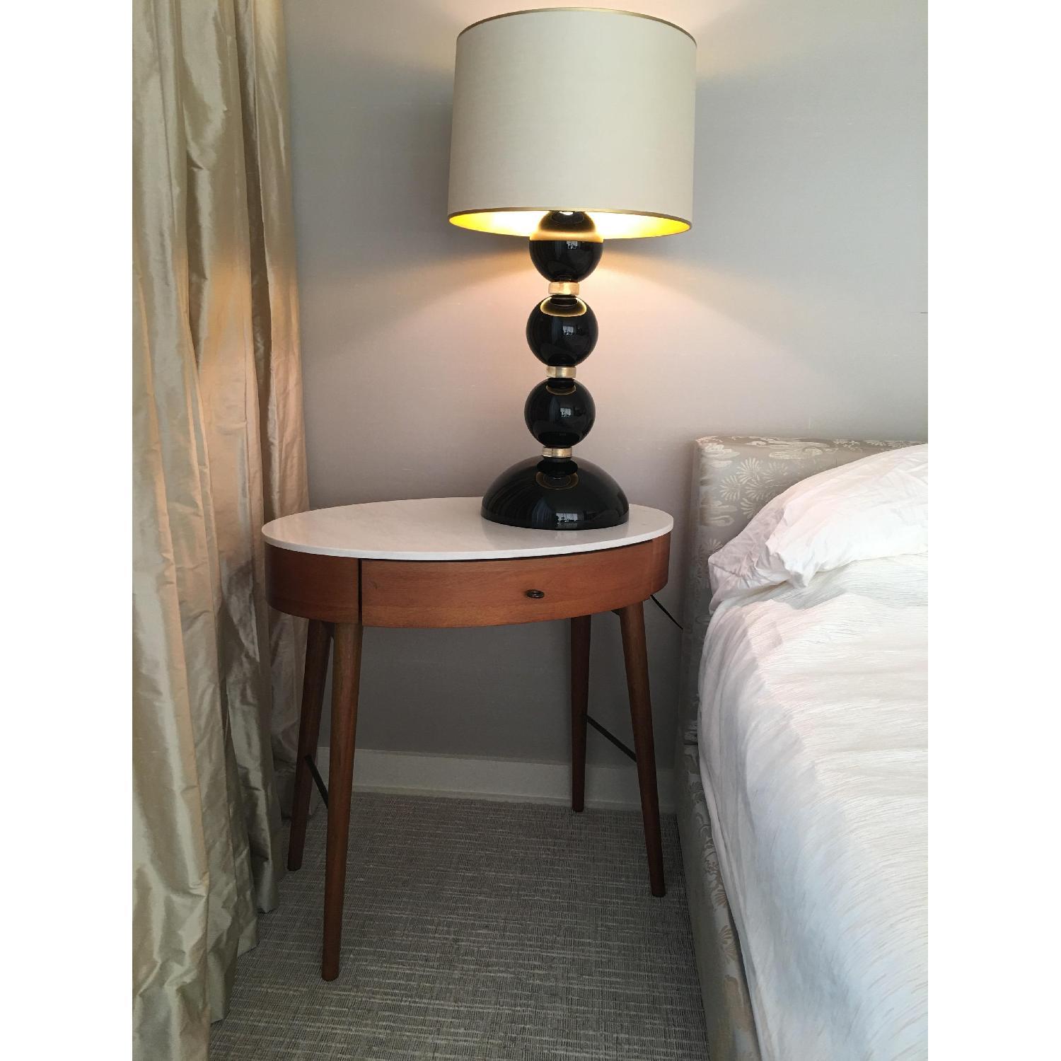 West Elm Penelope Mini Desk w/ Marble Top - image-2