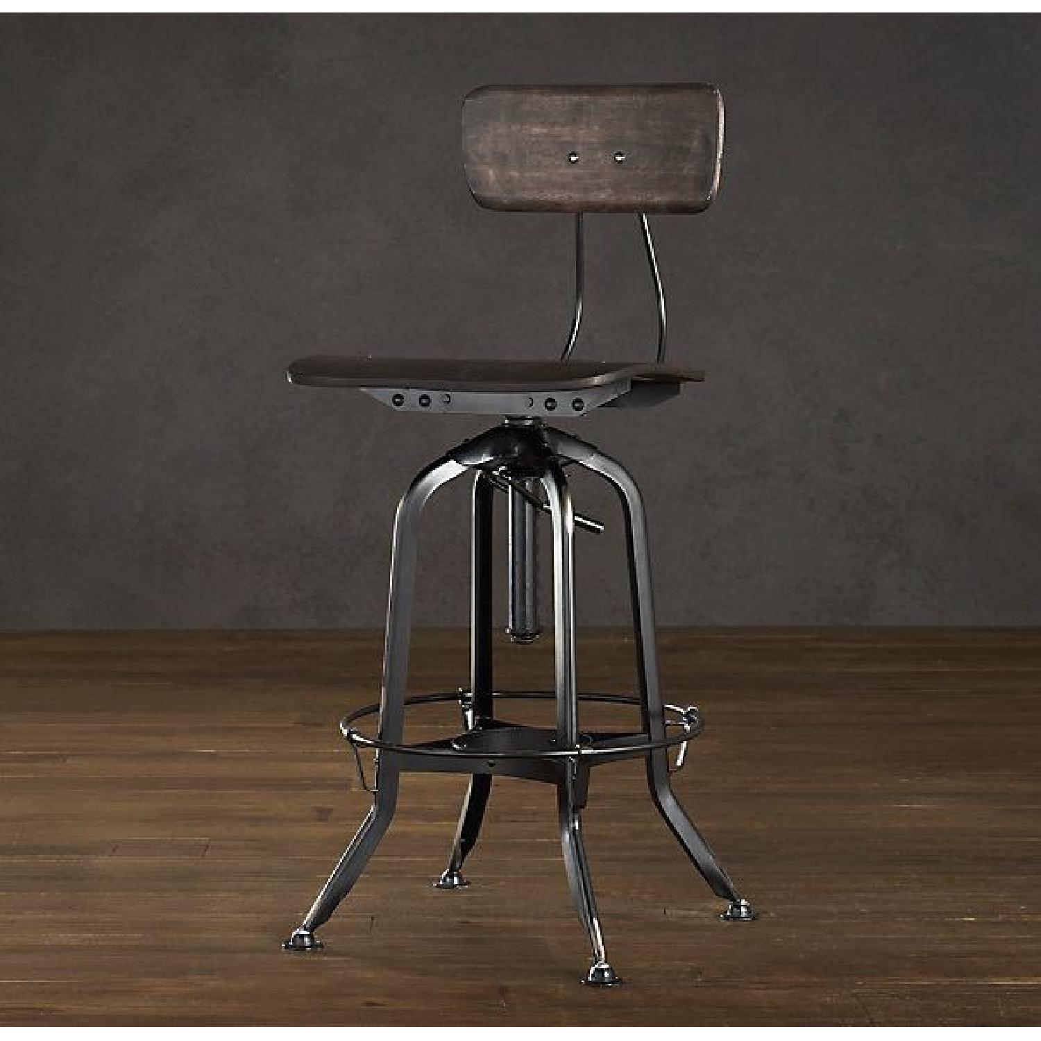 Restoration Hardware Vintage Toledo Barstools - image-4