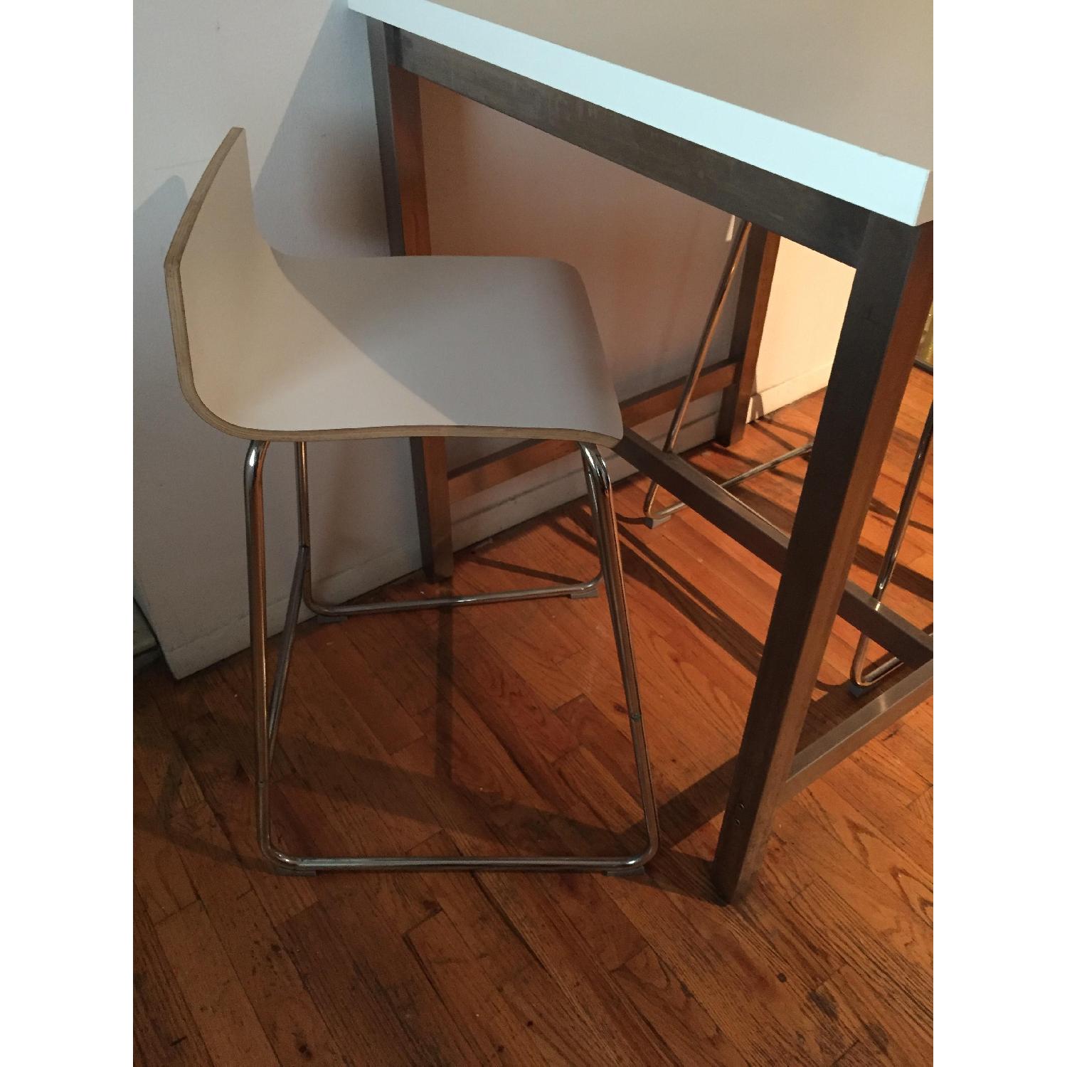Ikea Utby Bar Table w/ 2 Sebastian Bar Stools - AptDeco