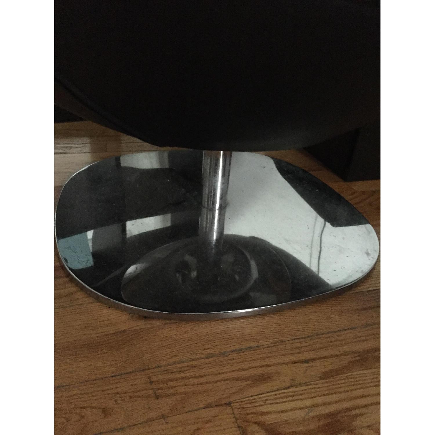 Ikea Tirup Leather Swivel Chair - AptDeco