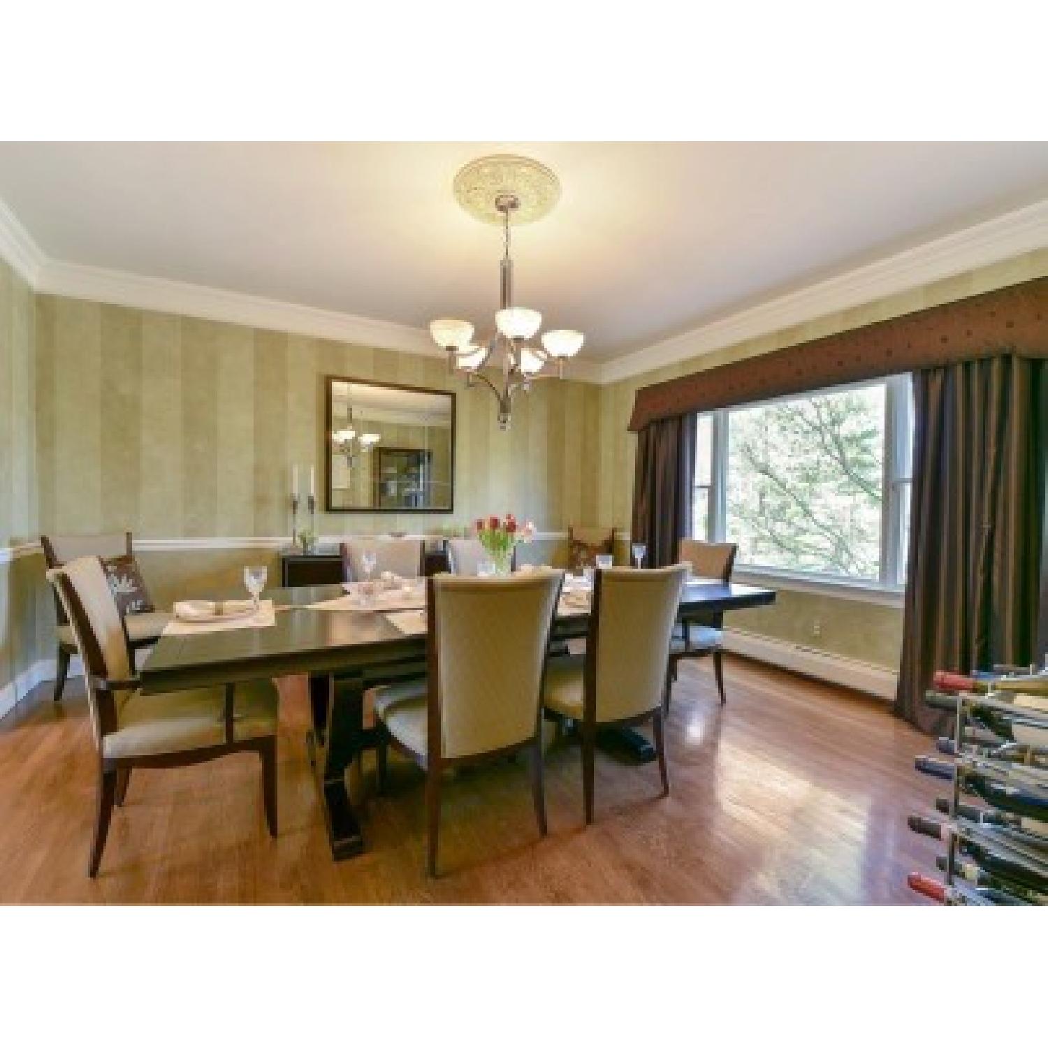 Baker by Barbara Barry Expandable Dining Table w/ 8 Chairs - image-1