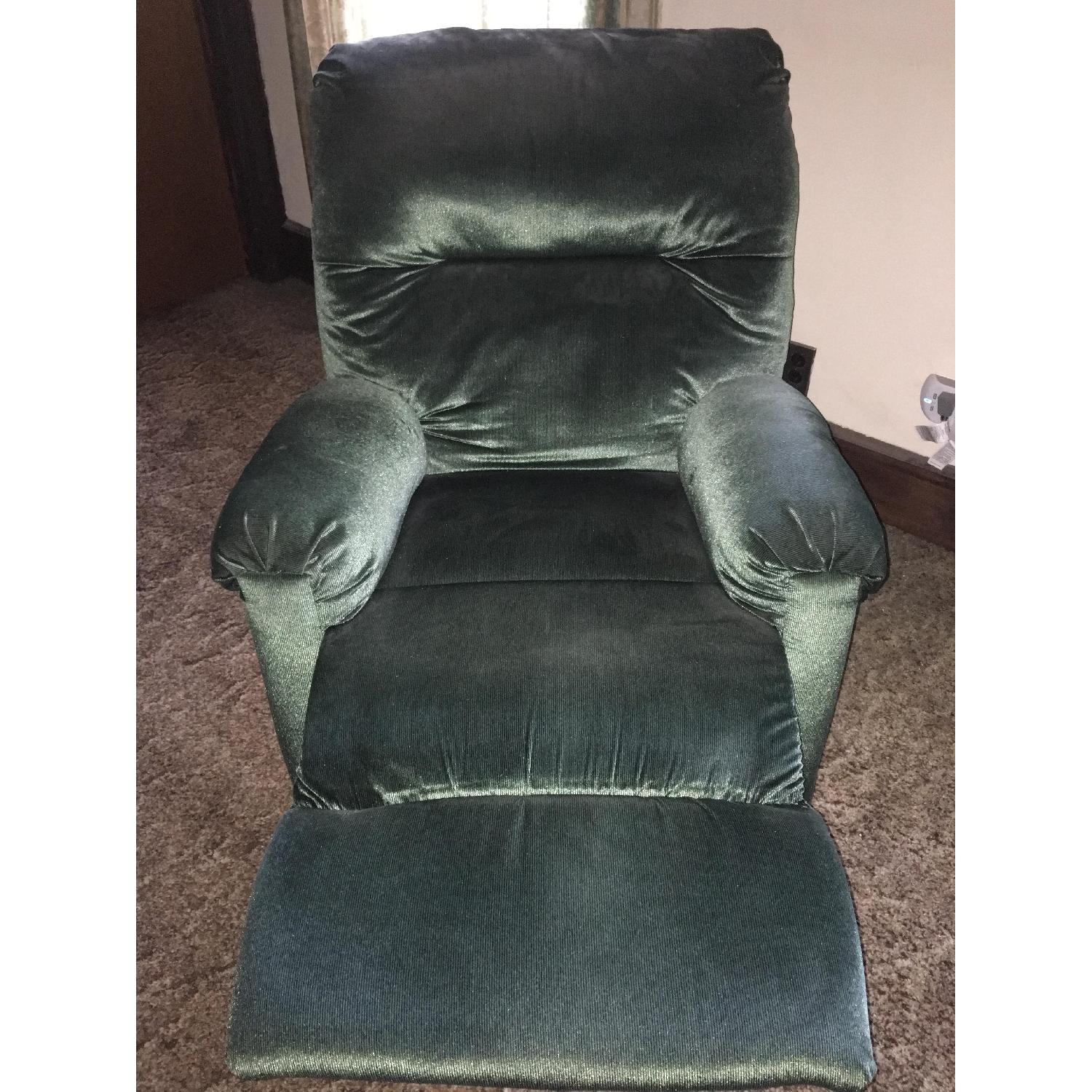 Hunter Green Recliner - image-2
