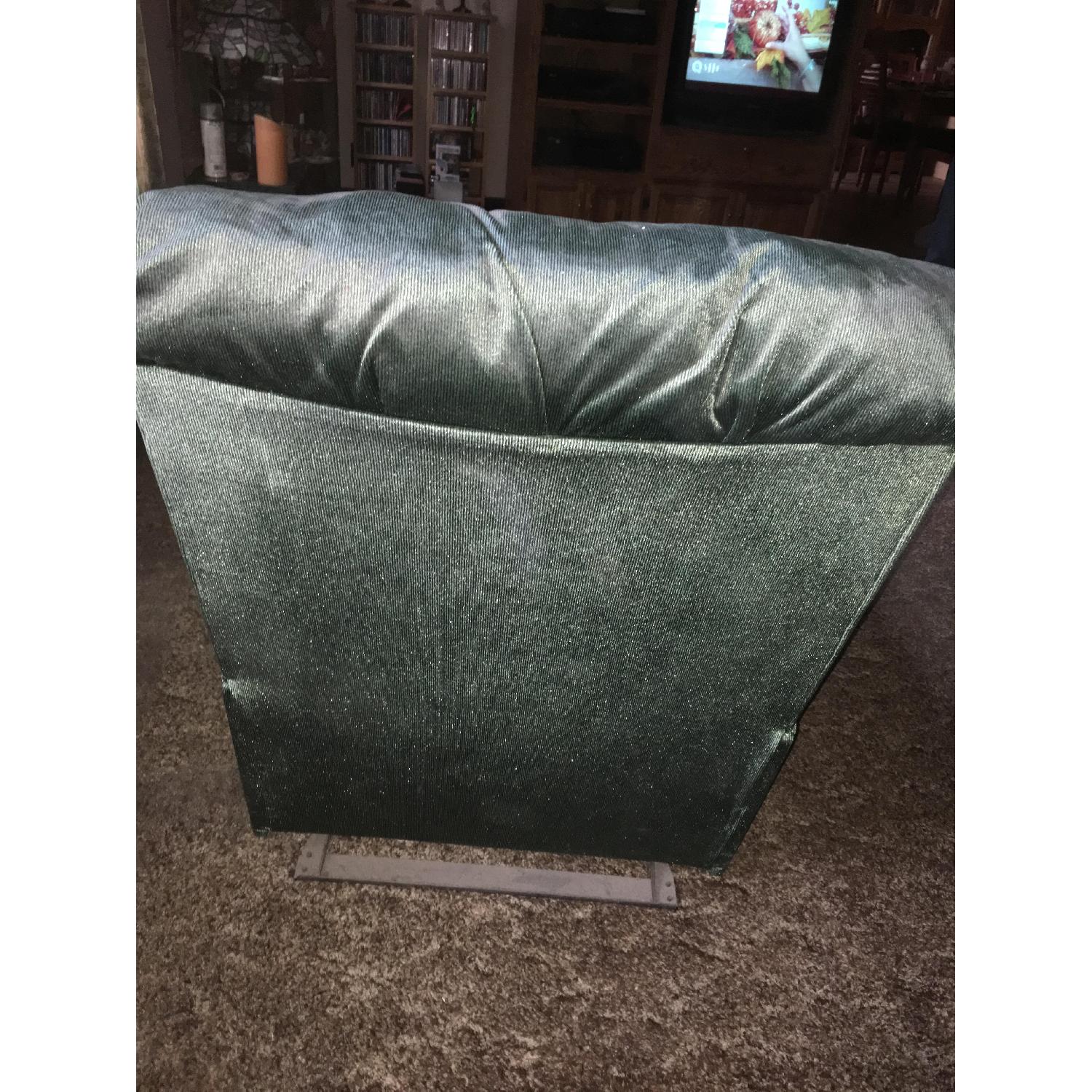 Hunter Green Recliner - image-5