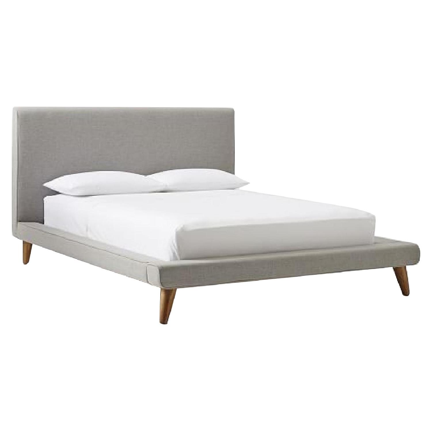 West Elm Mod Upholstered Full Bed AptDeco
