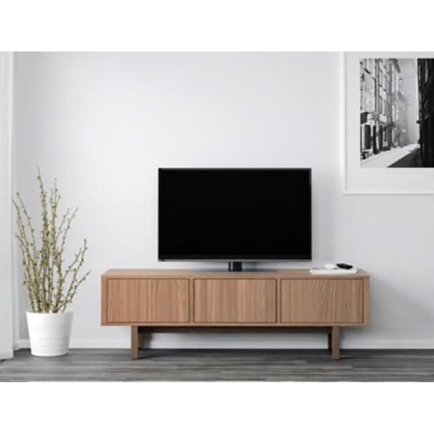 Ikea Stockholm TV Unit in Walnut Veneer AptDeco