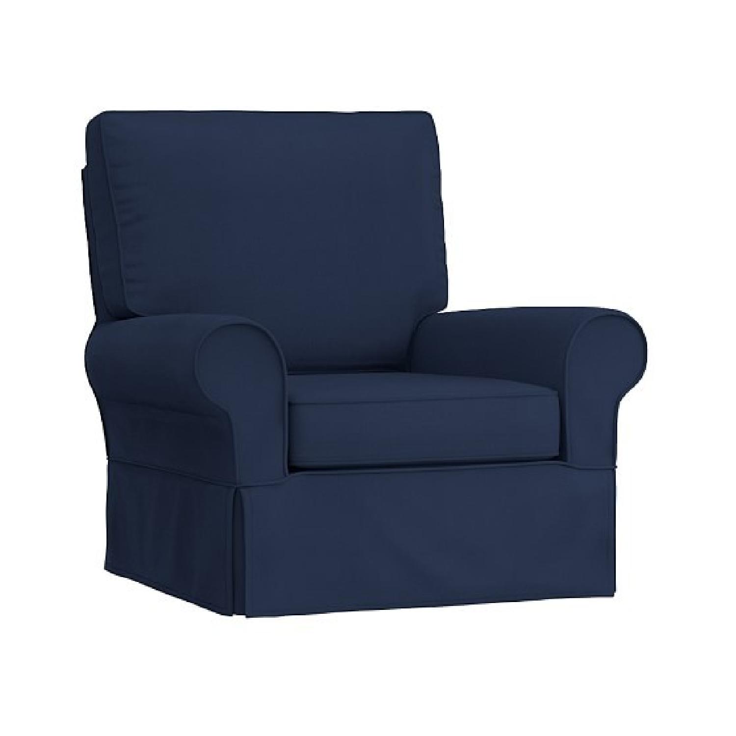 pottery barn nursing chair