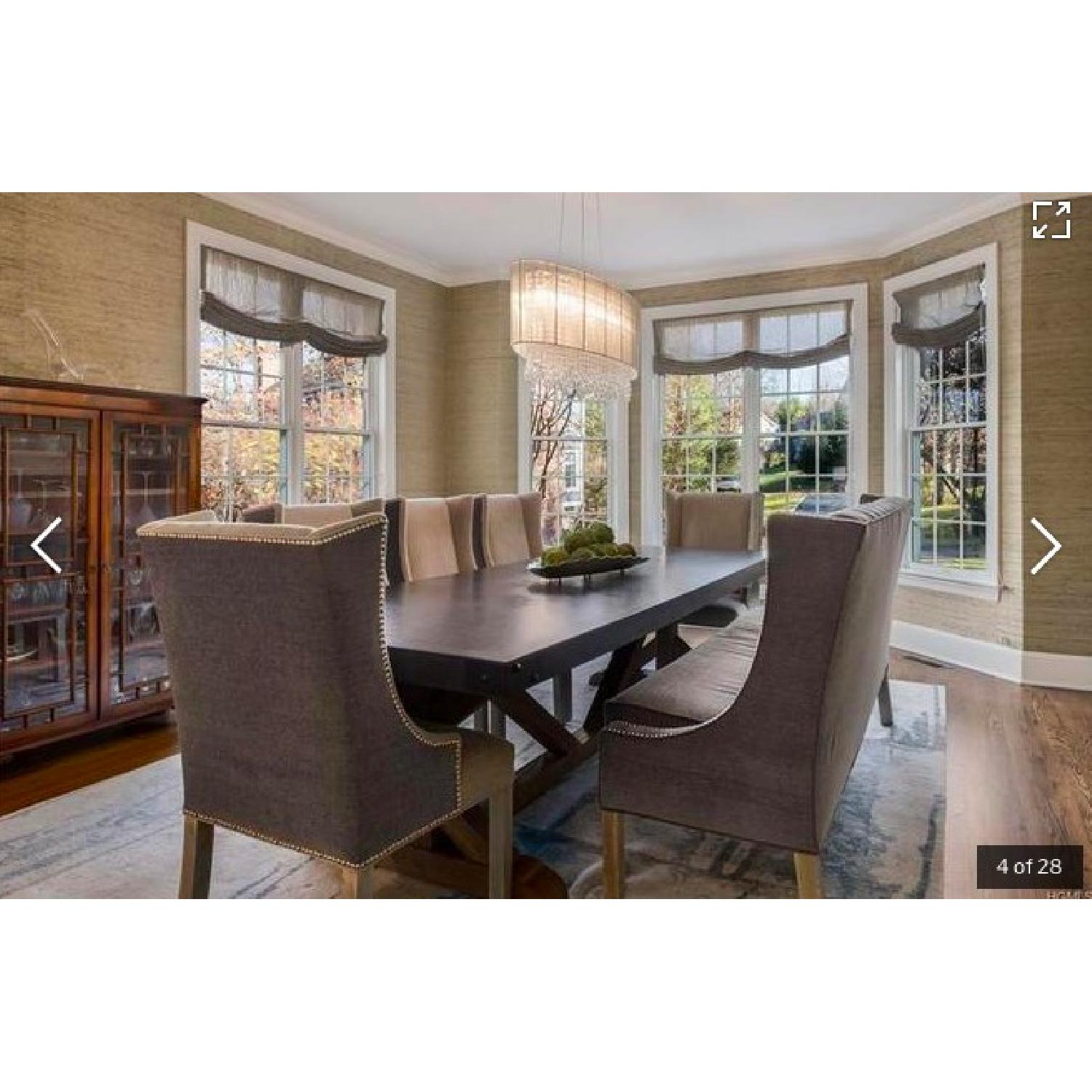 Restoration Hardware Salvaged Wood & Concrete Dining Table - image-2