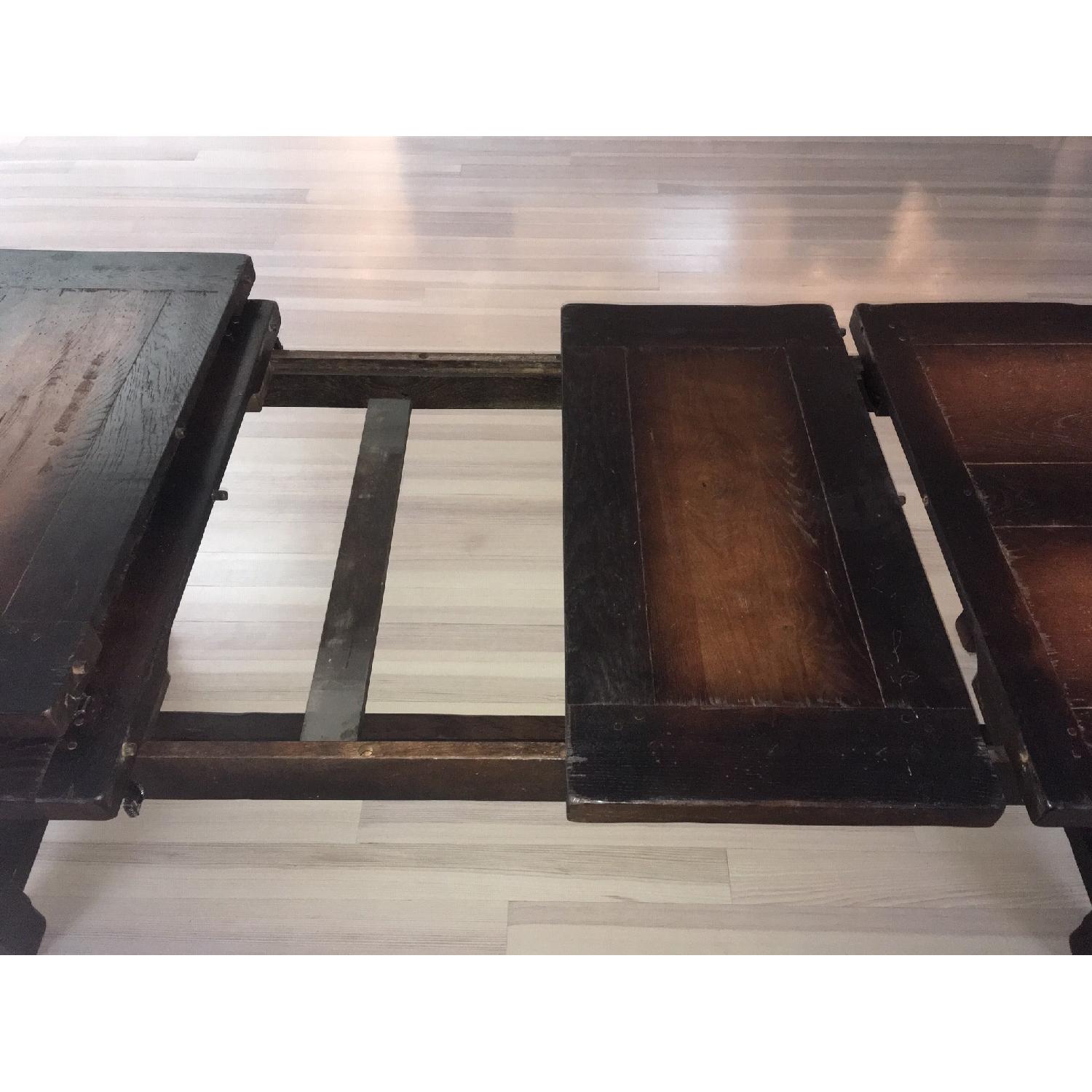 Extendable Rustic Farmhouse Dining Table - image-6